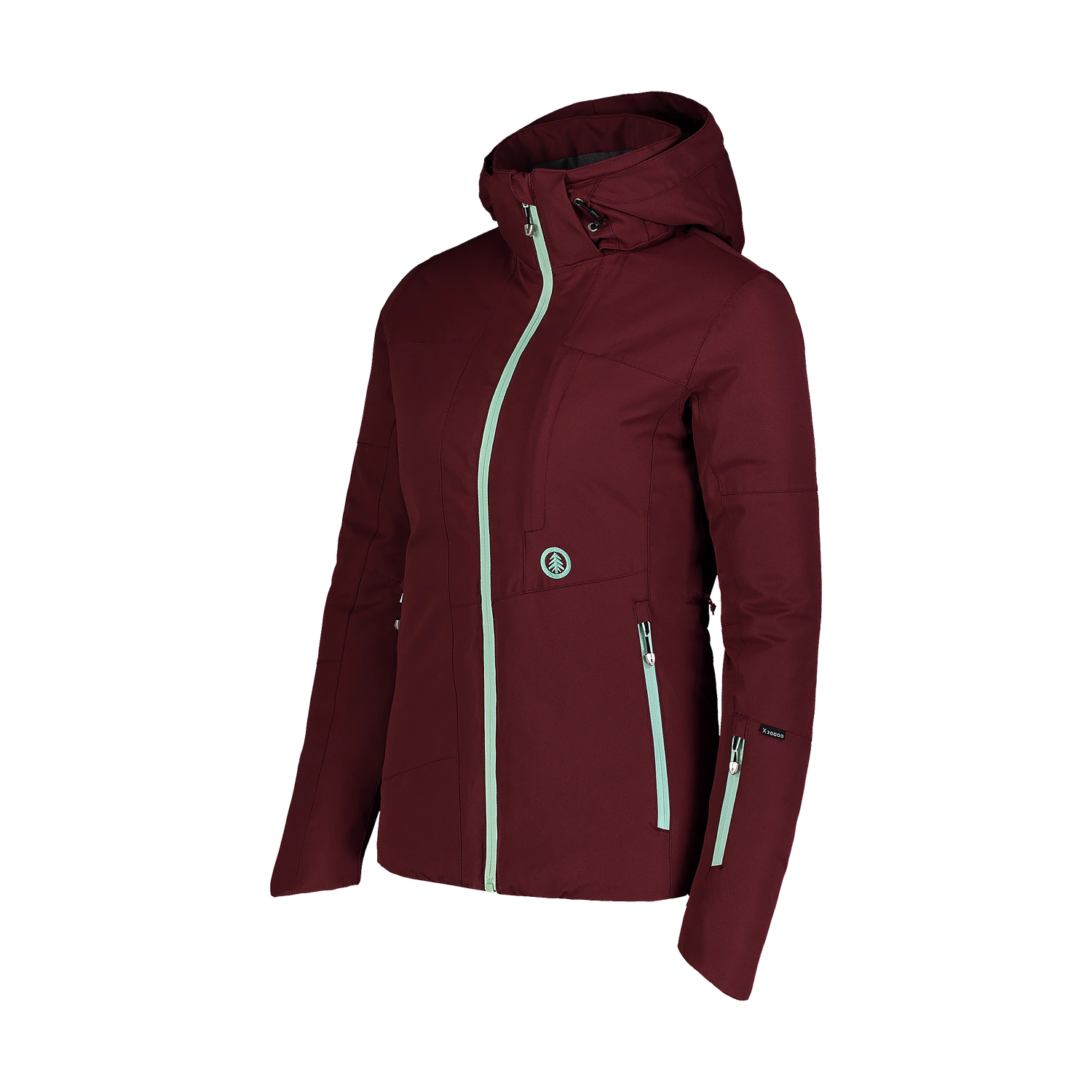 Skijacke Damen - HARSH weinrot-3