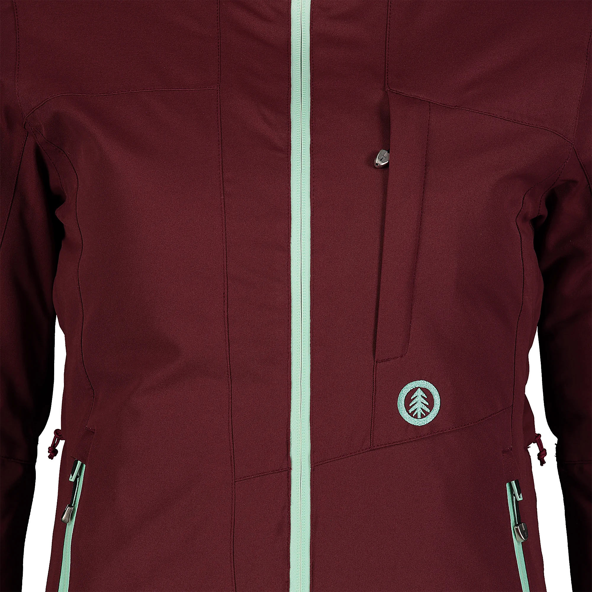Skijacke Damen - HARSH weinrot-6