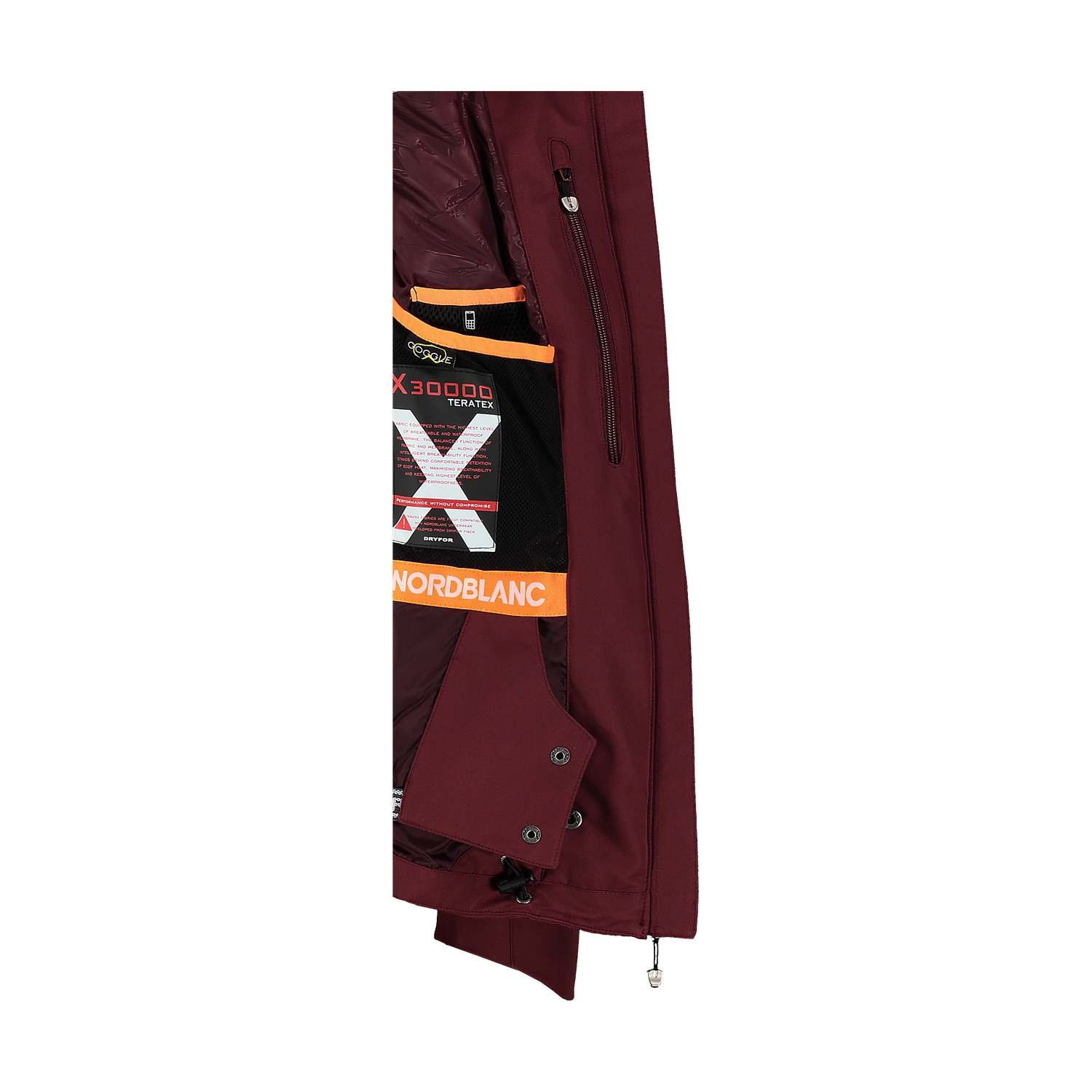 Skijacke Damen - HARSH weinrot-7