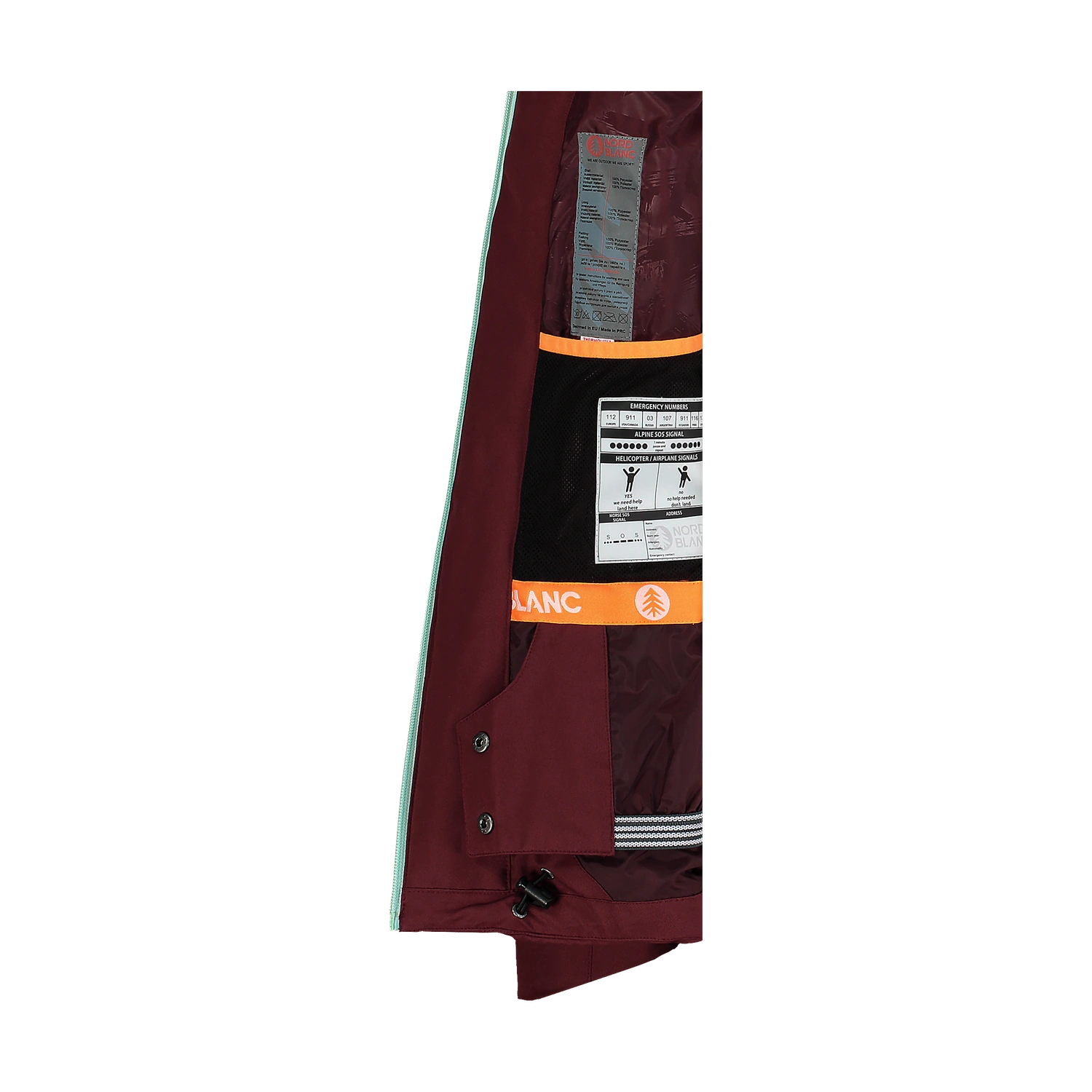 Skijacke Damen - HARSH weinrot-8