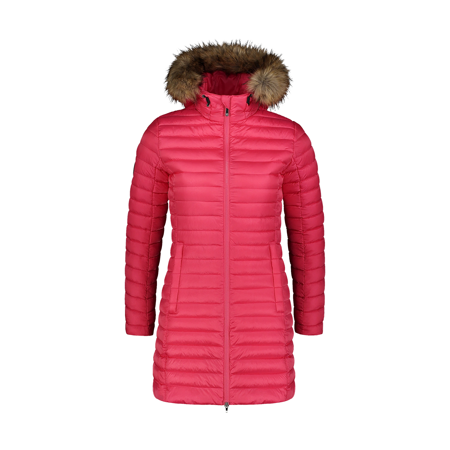 Winter parka women's - TEDDYBEAR pink-1
