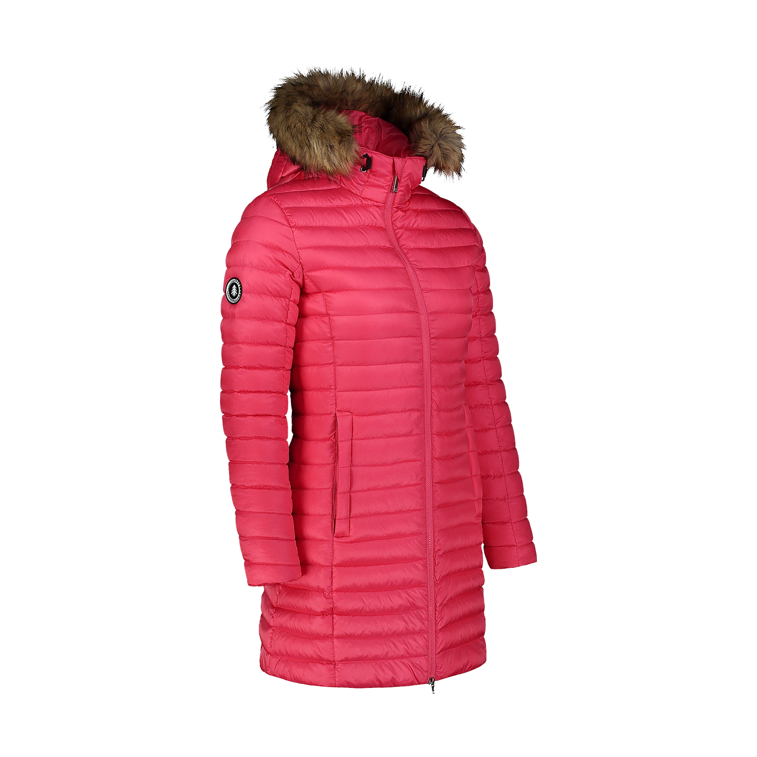 Winter parka women's - TEDDYBEAR pink-2