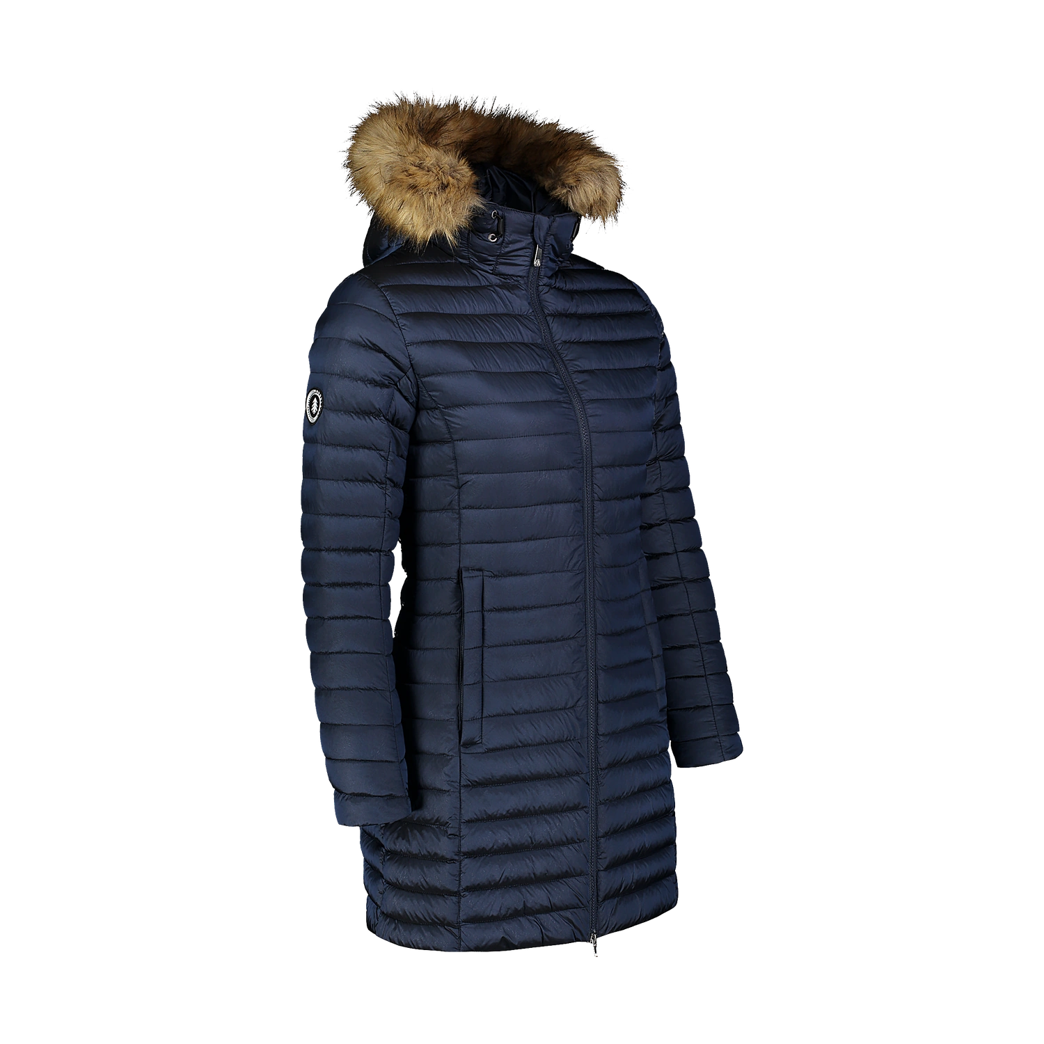Winterparka Damen - TEDDYBEAR blau-2