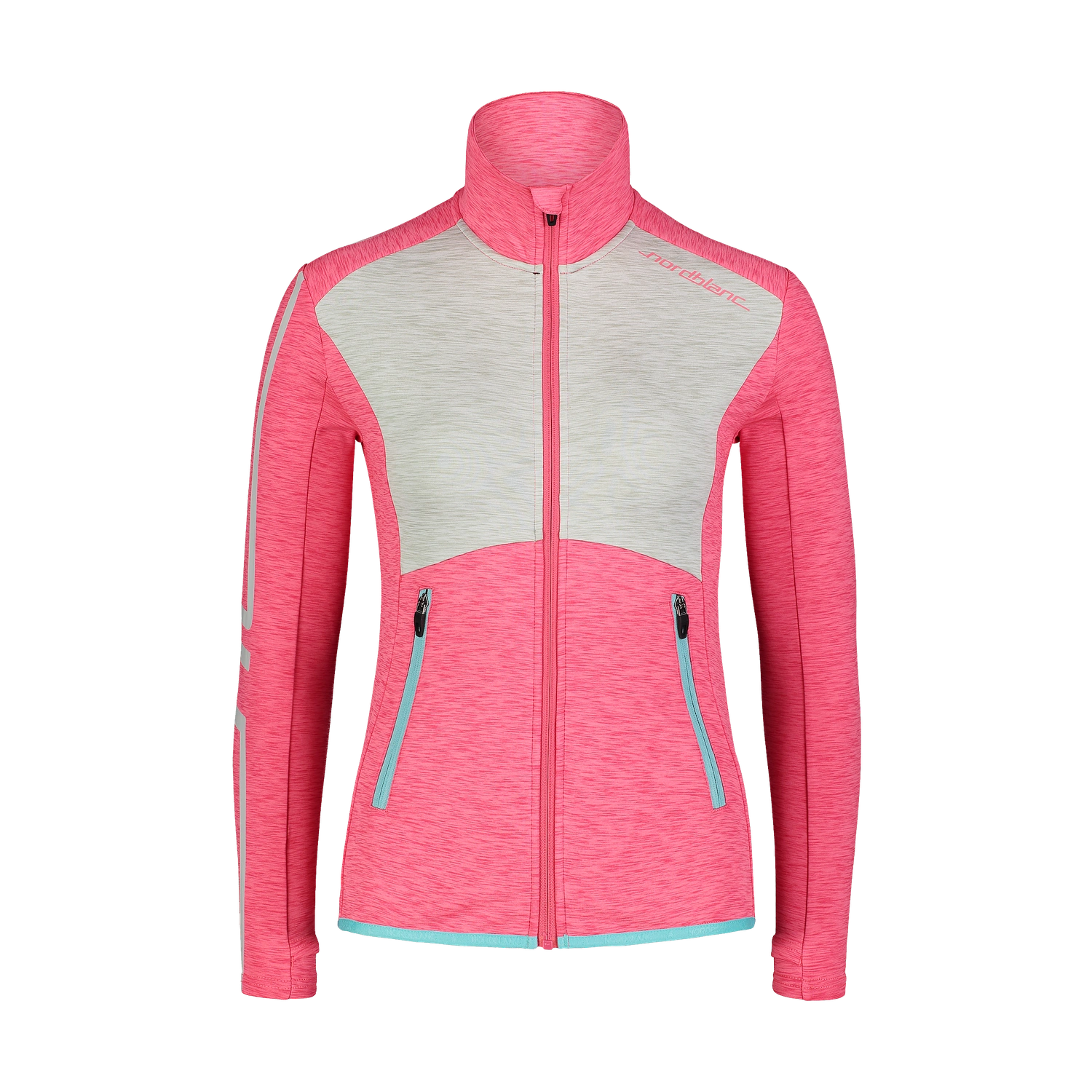 Hanorac din powerfleece pentru femei - SUITABLE roz-1