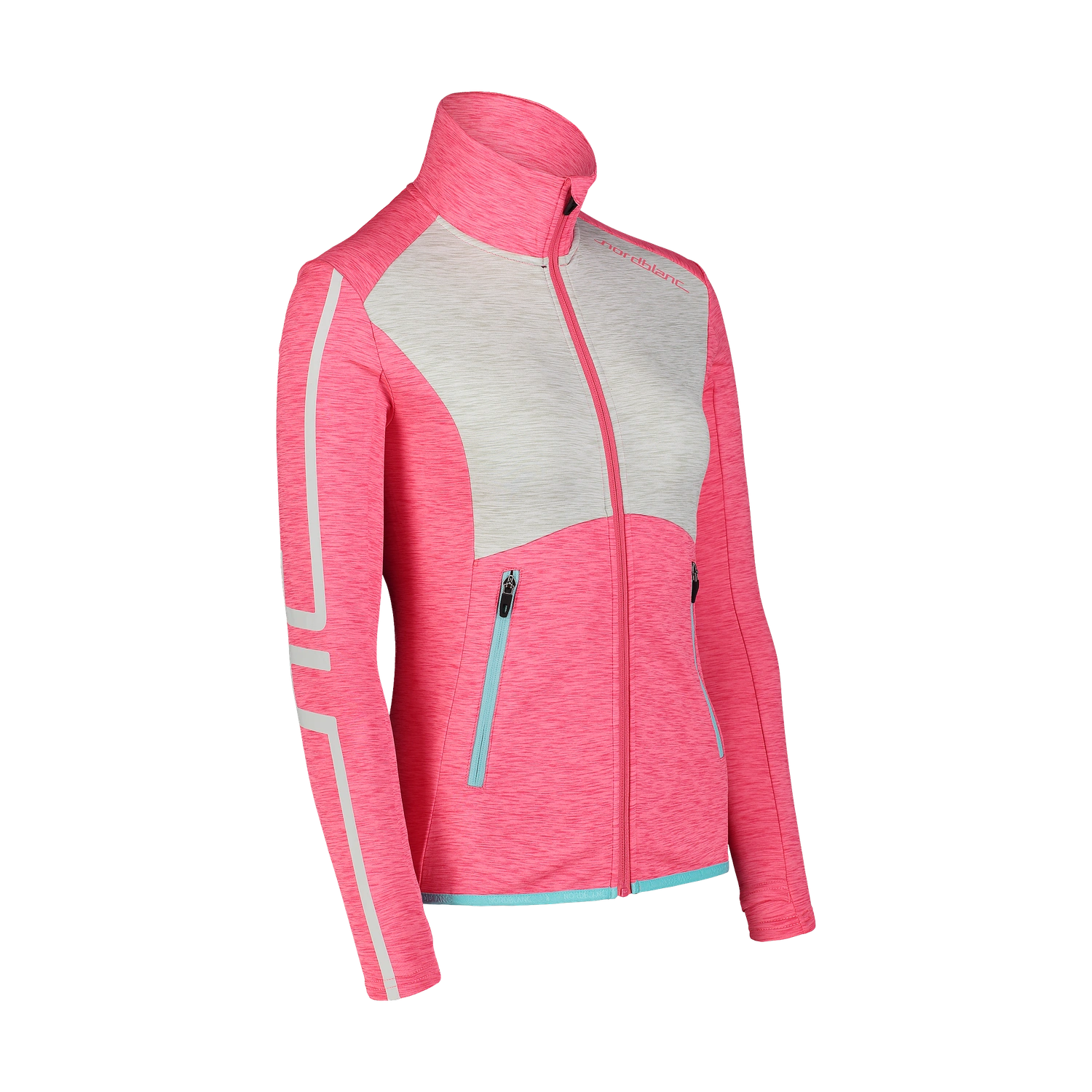 Hanorac din powerfleece pentru femei - SUITABLE roz-2