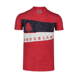 Cotton t-shirt men's - GRAPHIC red