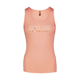 Bamučna majica bez rukava ženska - MINIMALIST narandžasta