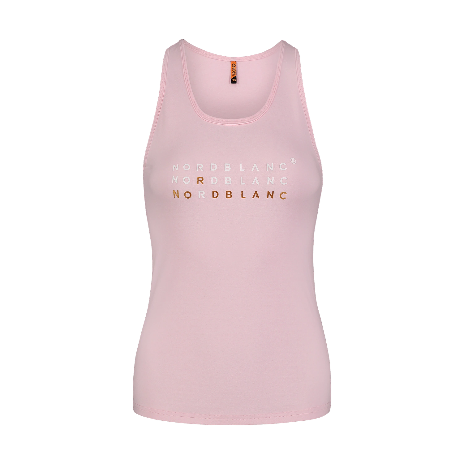 Bamučna majica bez rukava ženska - MINIMALIST ružičasta-1