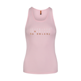 Bamučna majica bez rukava ženska - MINIMALIST ružičasta