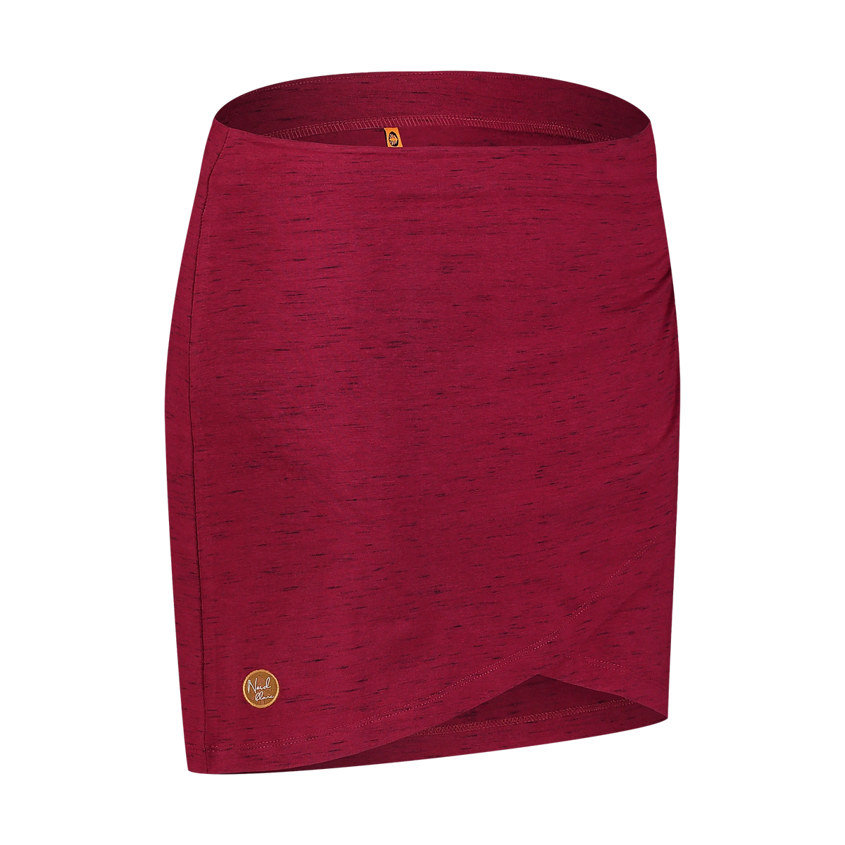 Cotton skirt women's - ASYMMETRIC red – image 2