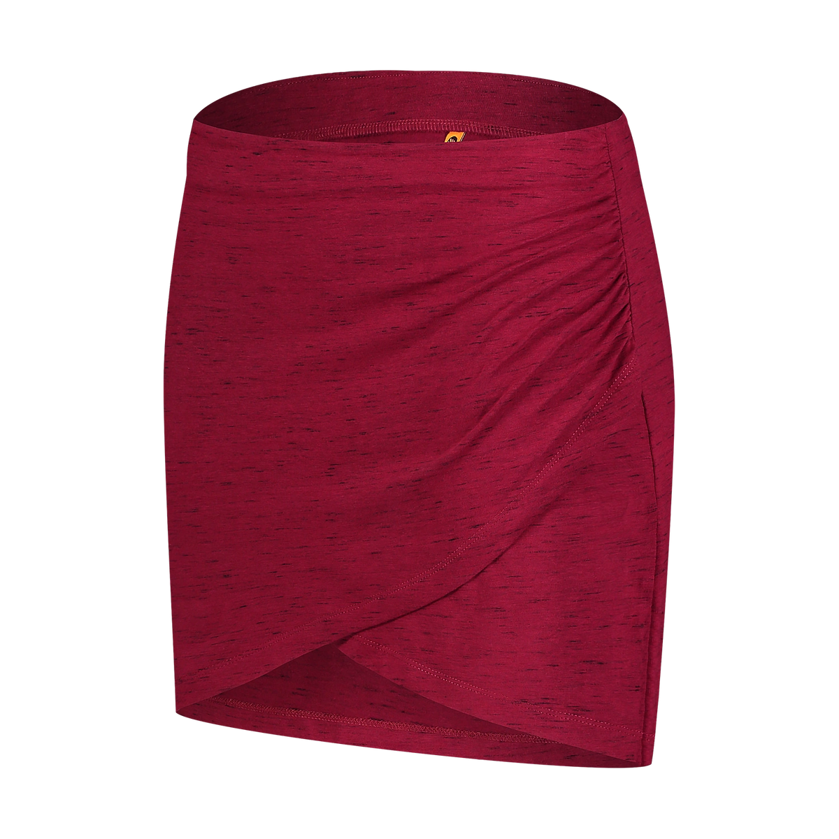 Cotton skirt women's - ASYMMETRIC red – image 3