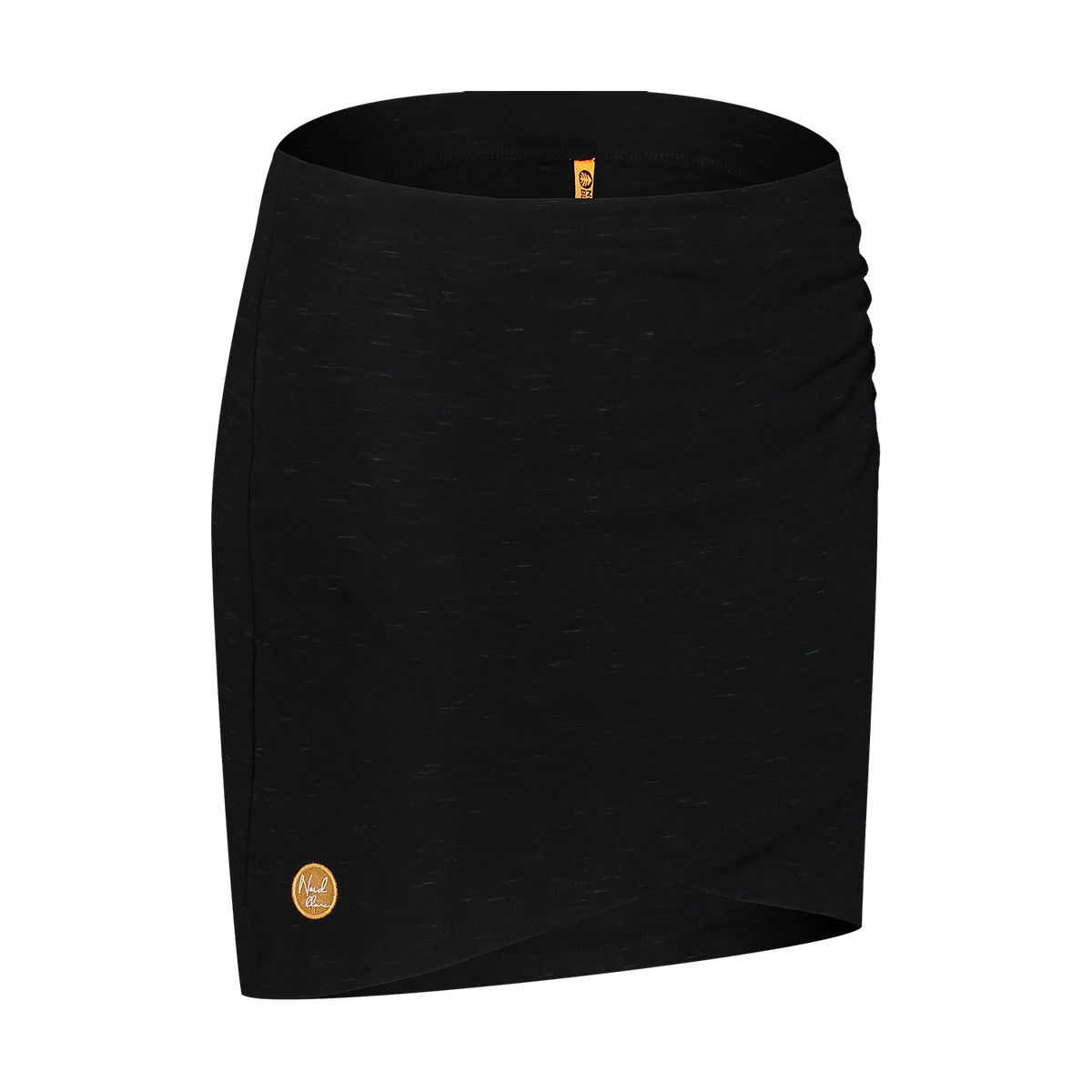 Cotton skirt women's - ASYMMETRIC black – image 2
