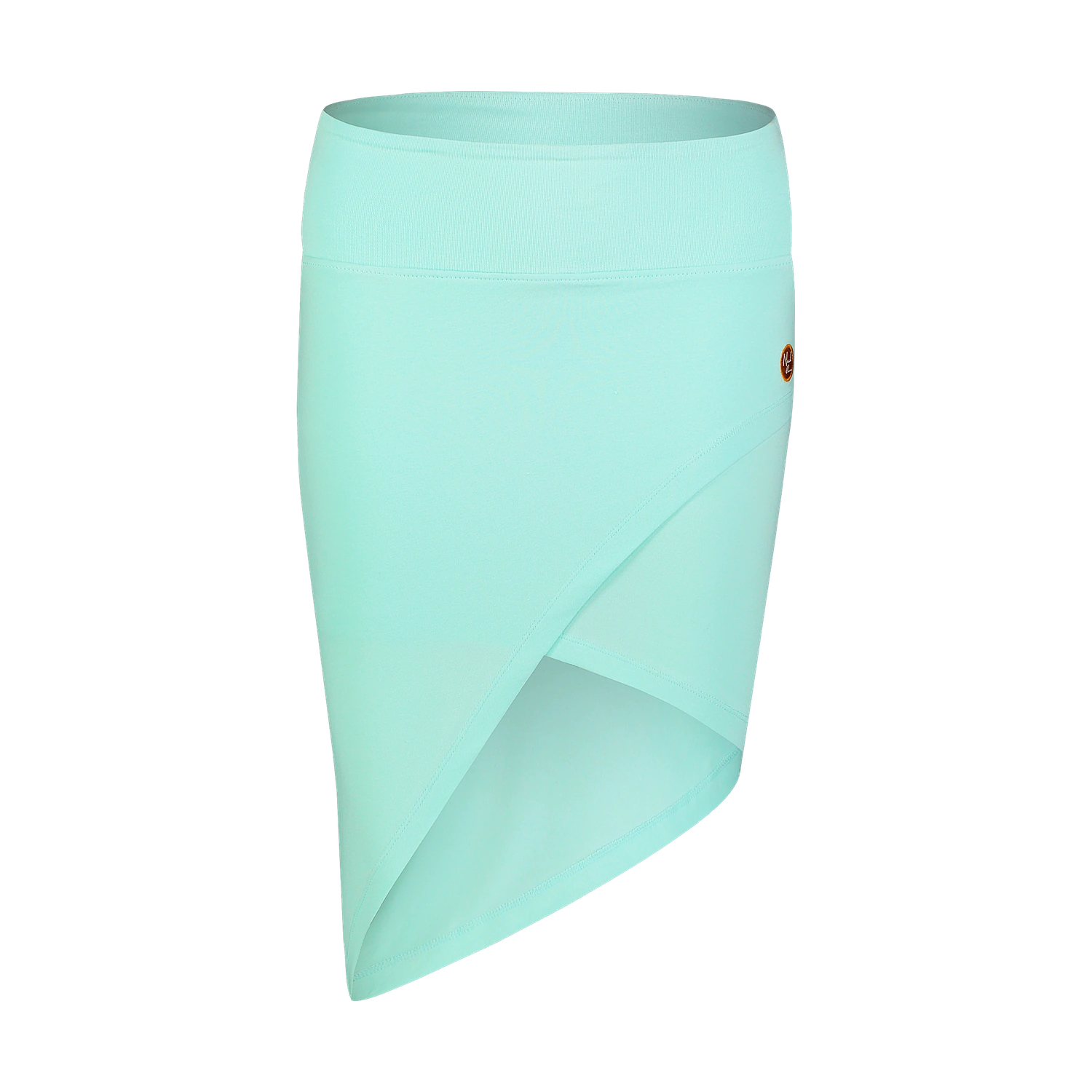 Cotton skirt women's - HOURGLASS green-1
