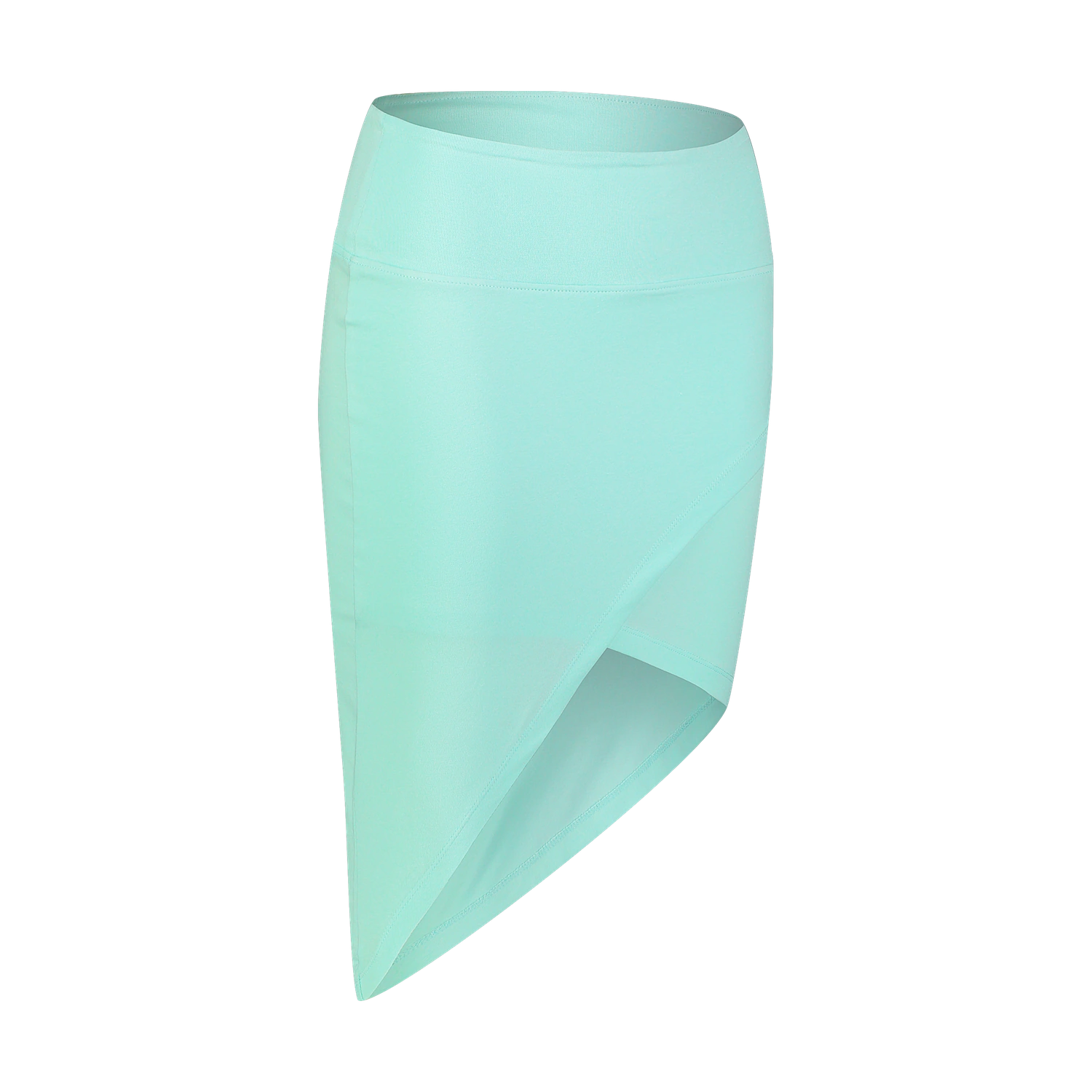 Cotton skirt women's - HOURGLASS green-2