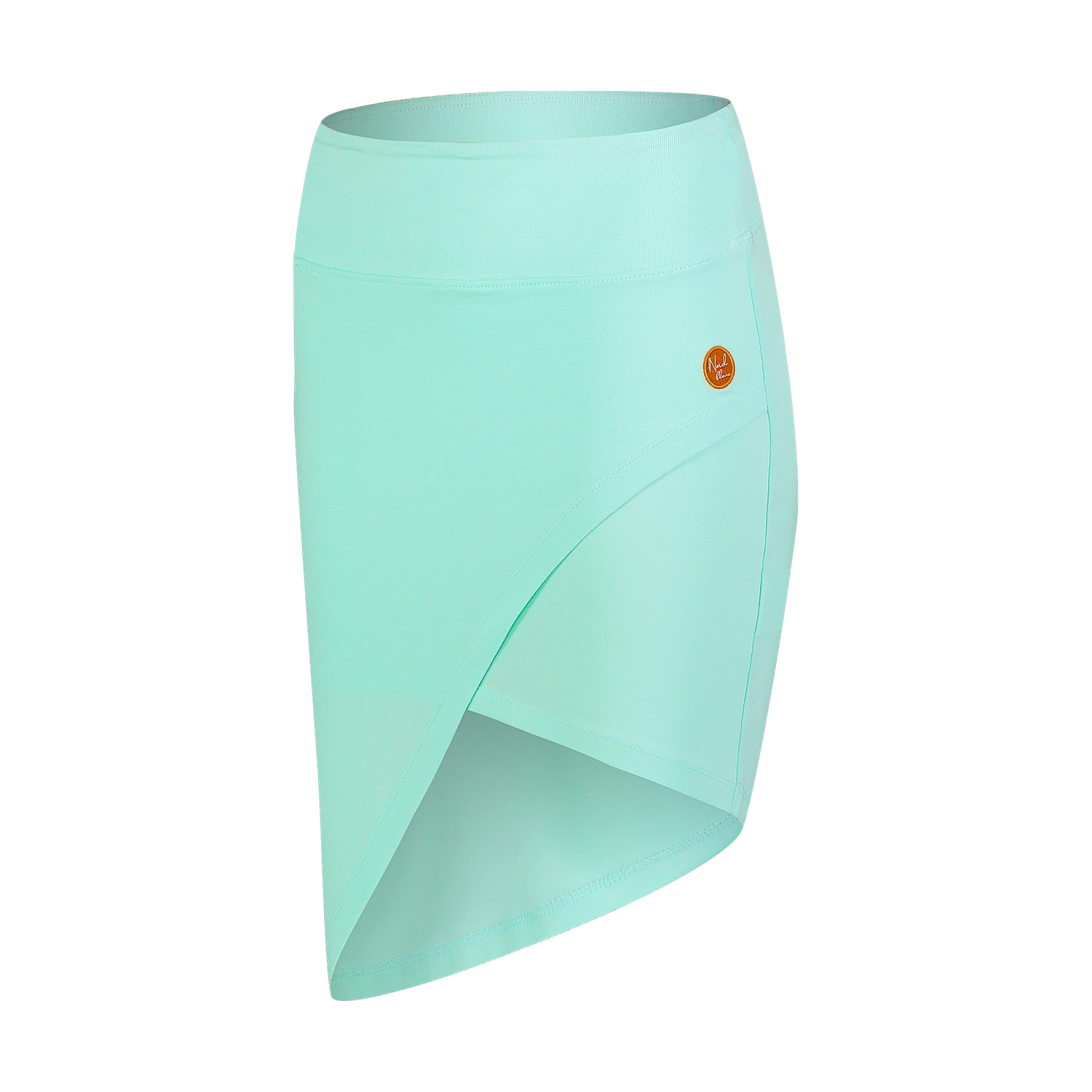 Cotton skirt women's - HOURGLASS green-3