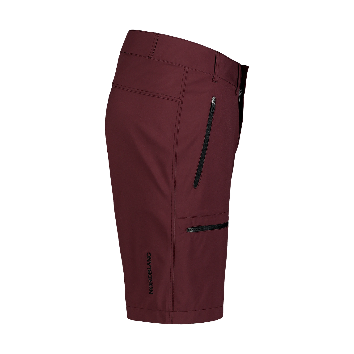 Ľahké outdoorové kraťasy pánske - EASY-GOING vínové-6