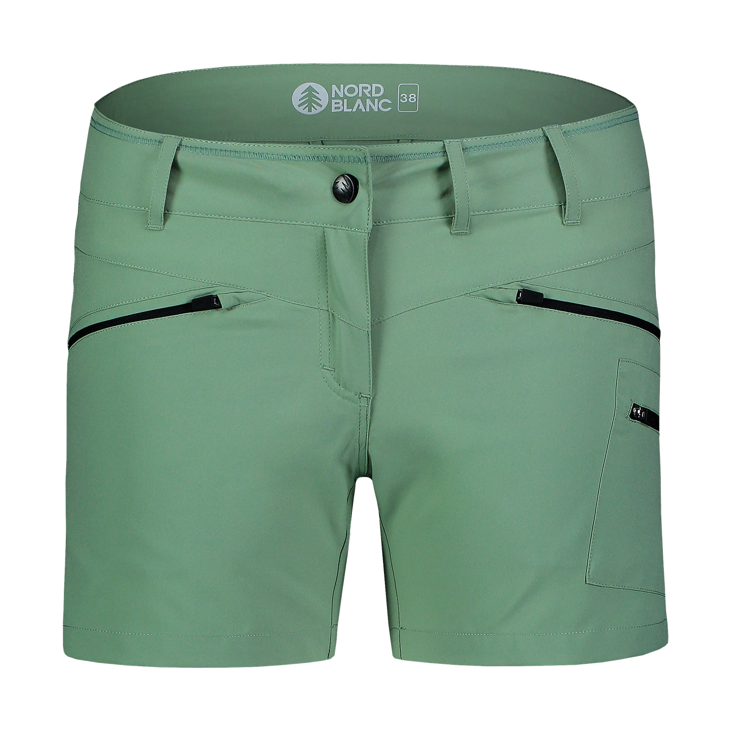 Light outdoor shorts women's - SIMPLICITY green-1