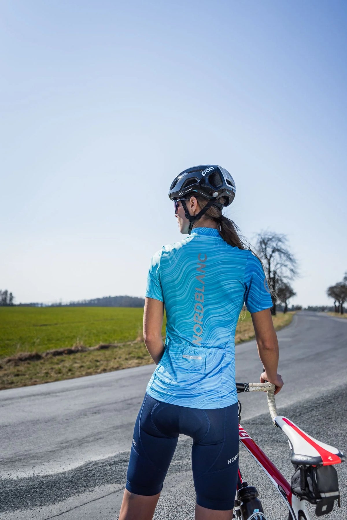 Radtrikot Damen - DESERT blau – Bild 5