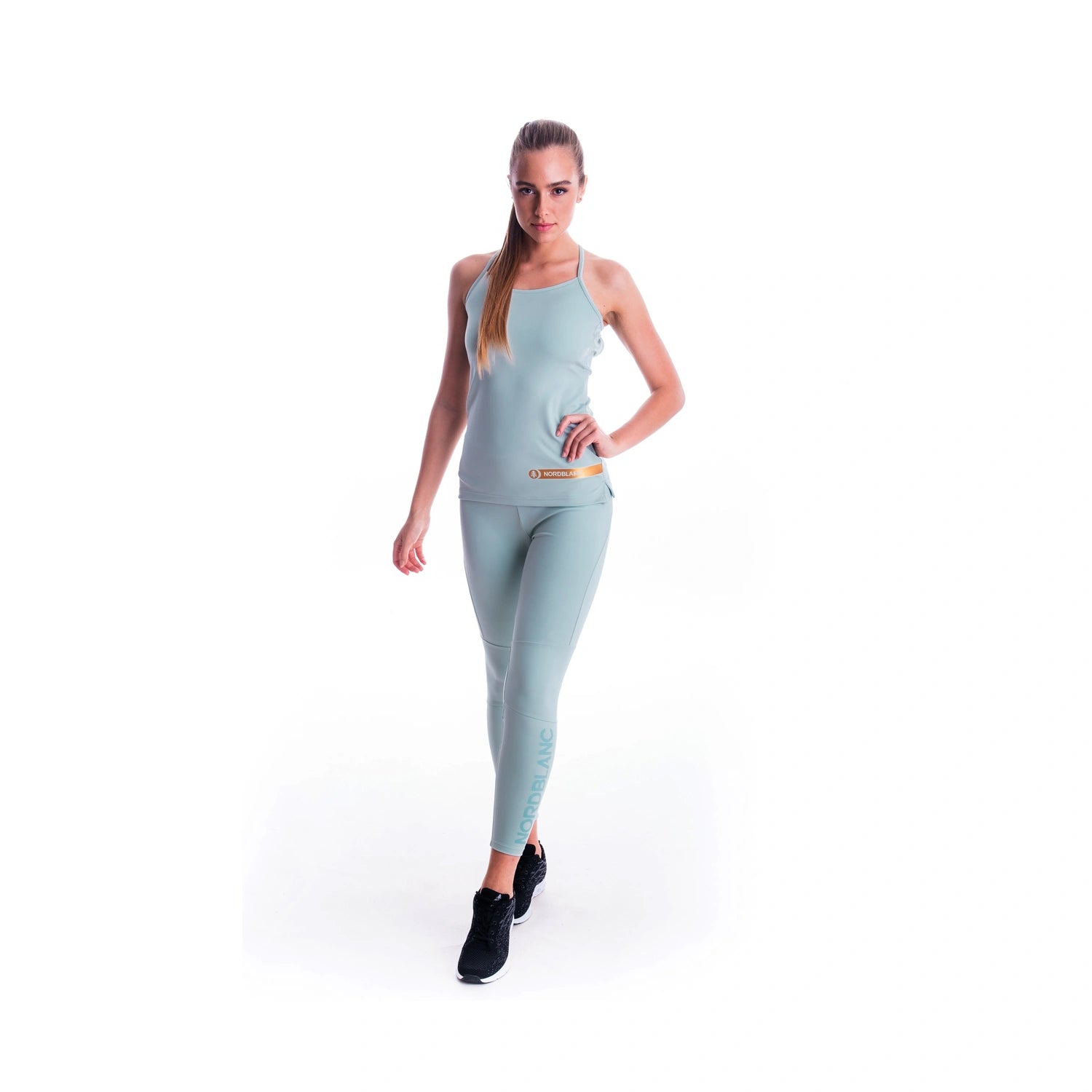 Functional tank top women's - STRAPPY green-2