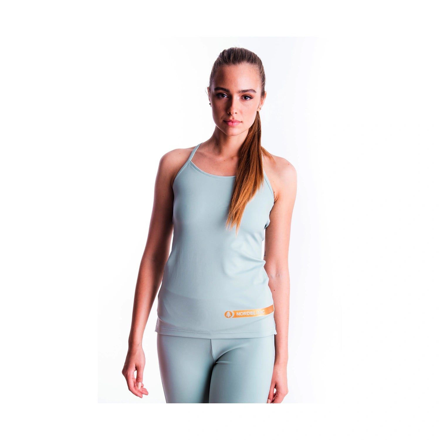 Functional tank top women's - STRAPPY green-3