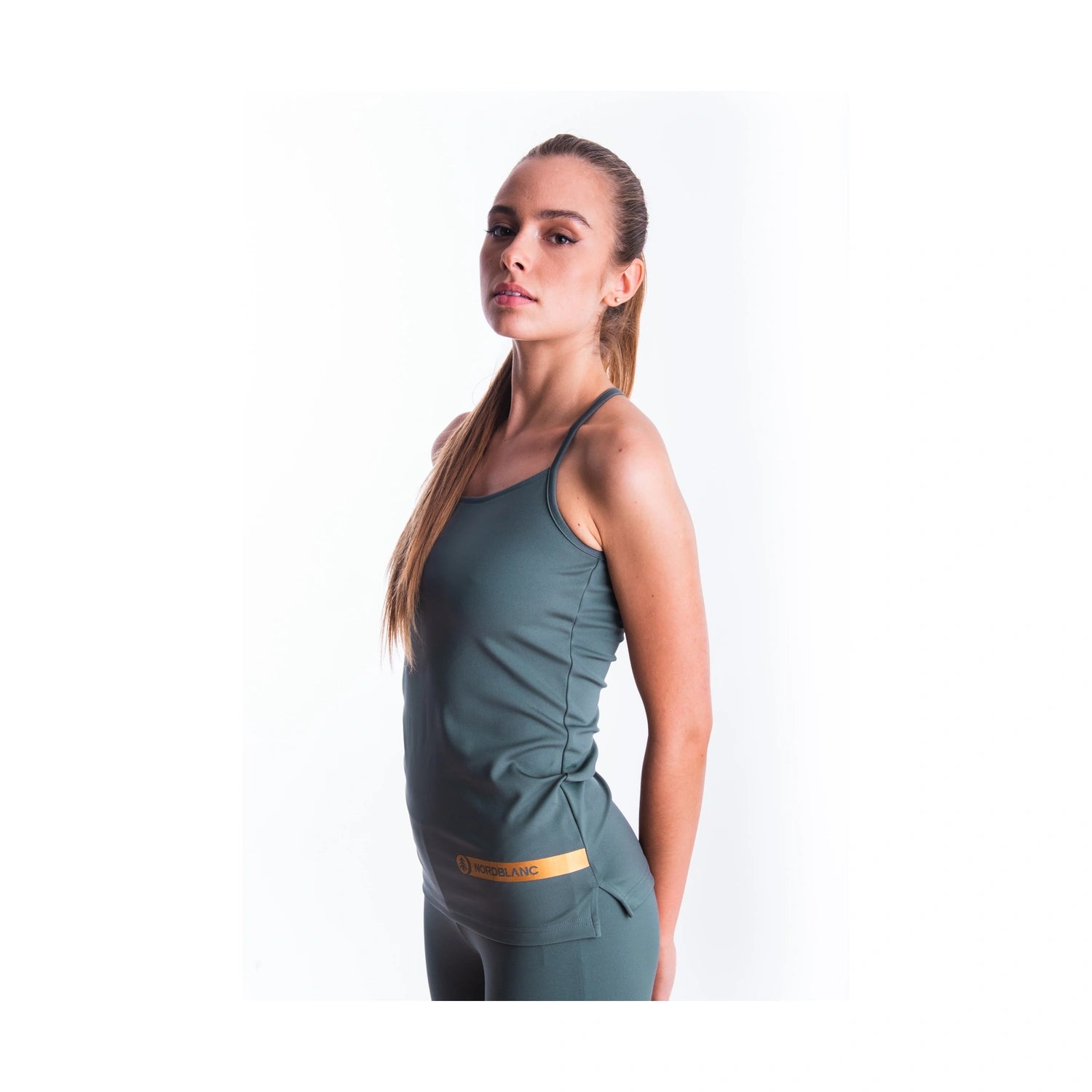 Functional tank top women's - STRAPPY green-3