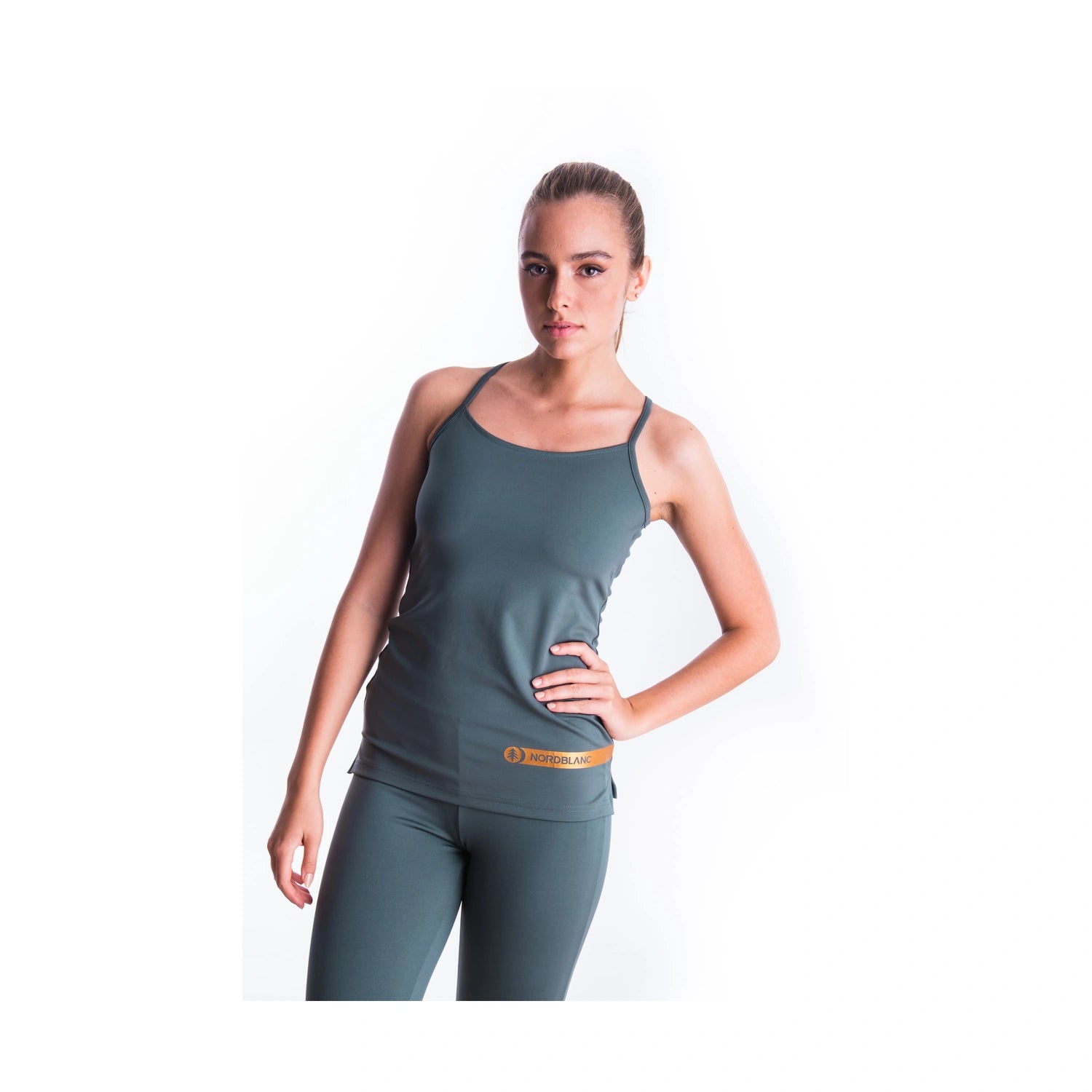 Functional tank top women's - STRAPPY green-4