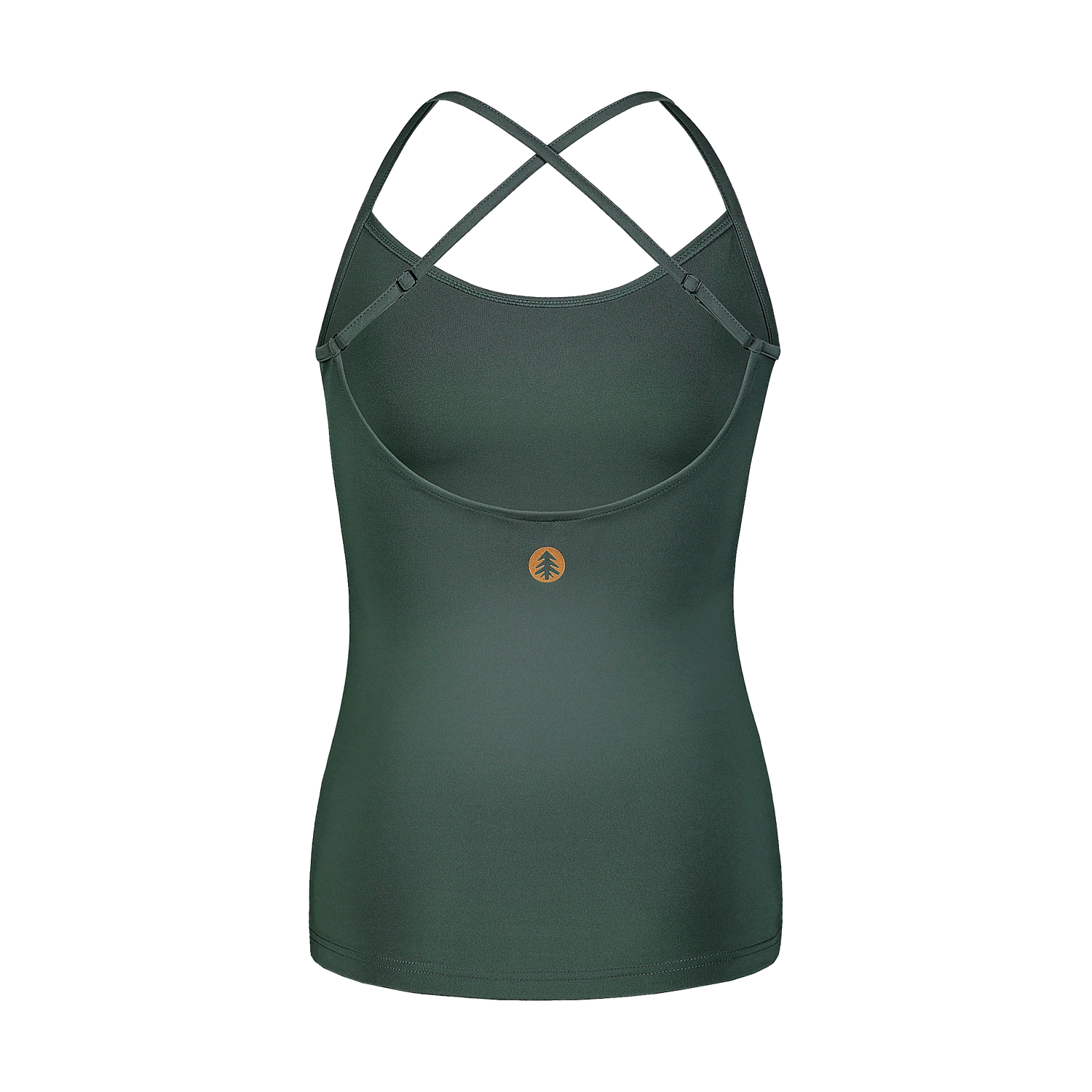 Functional tank top women's - STRAPPY green-9