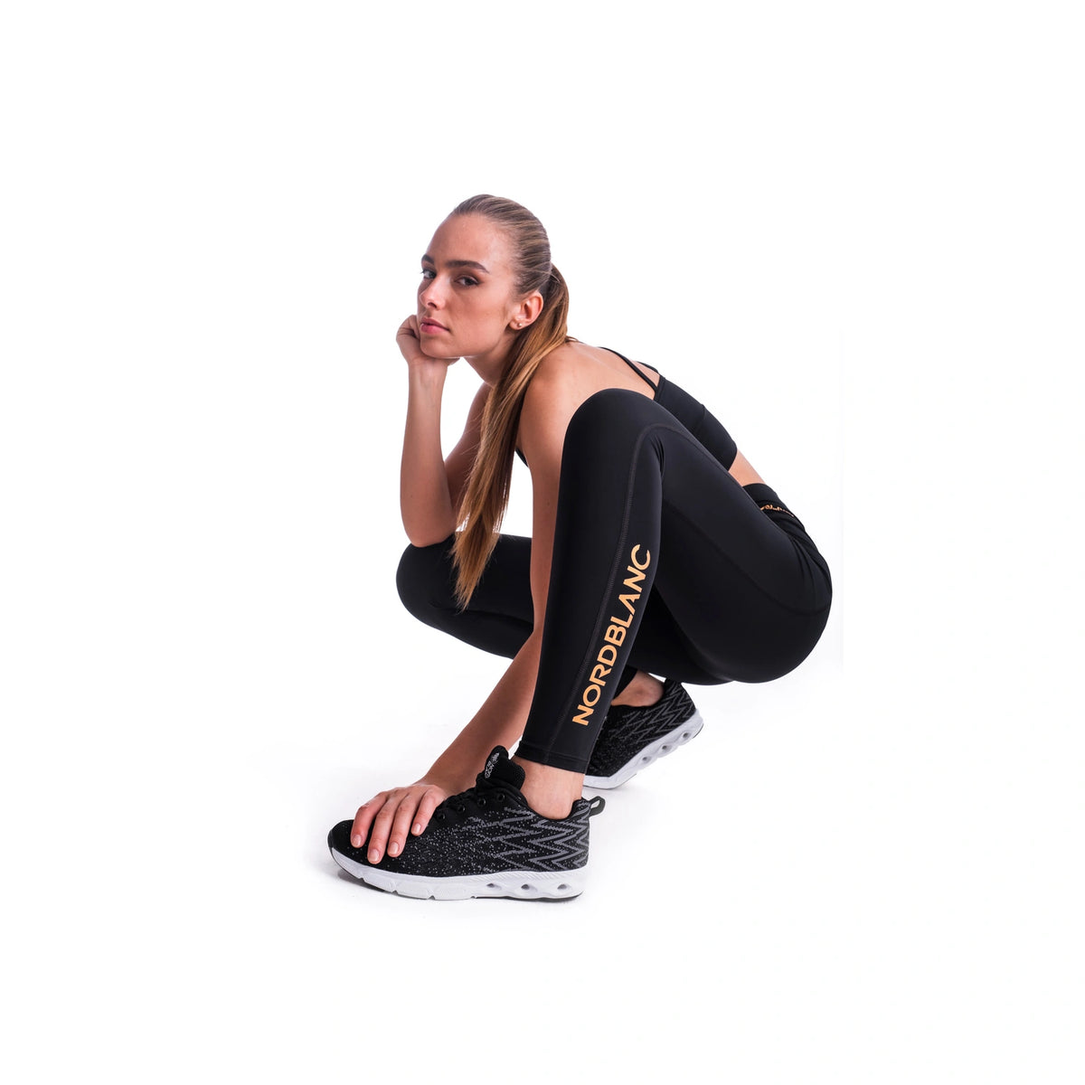 Sports leggings women's - SELF black – image 3