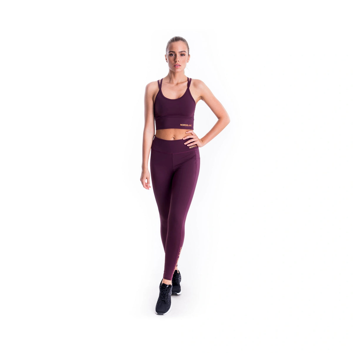 Sports leggings women's - SELF violet – image 2