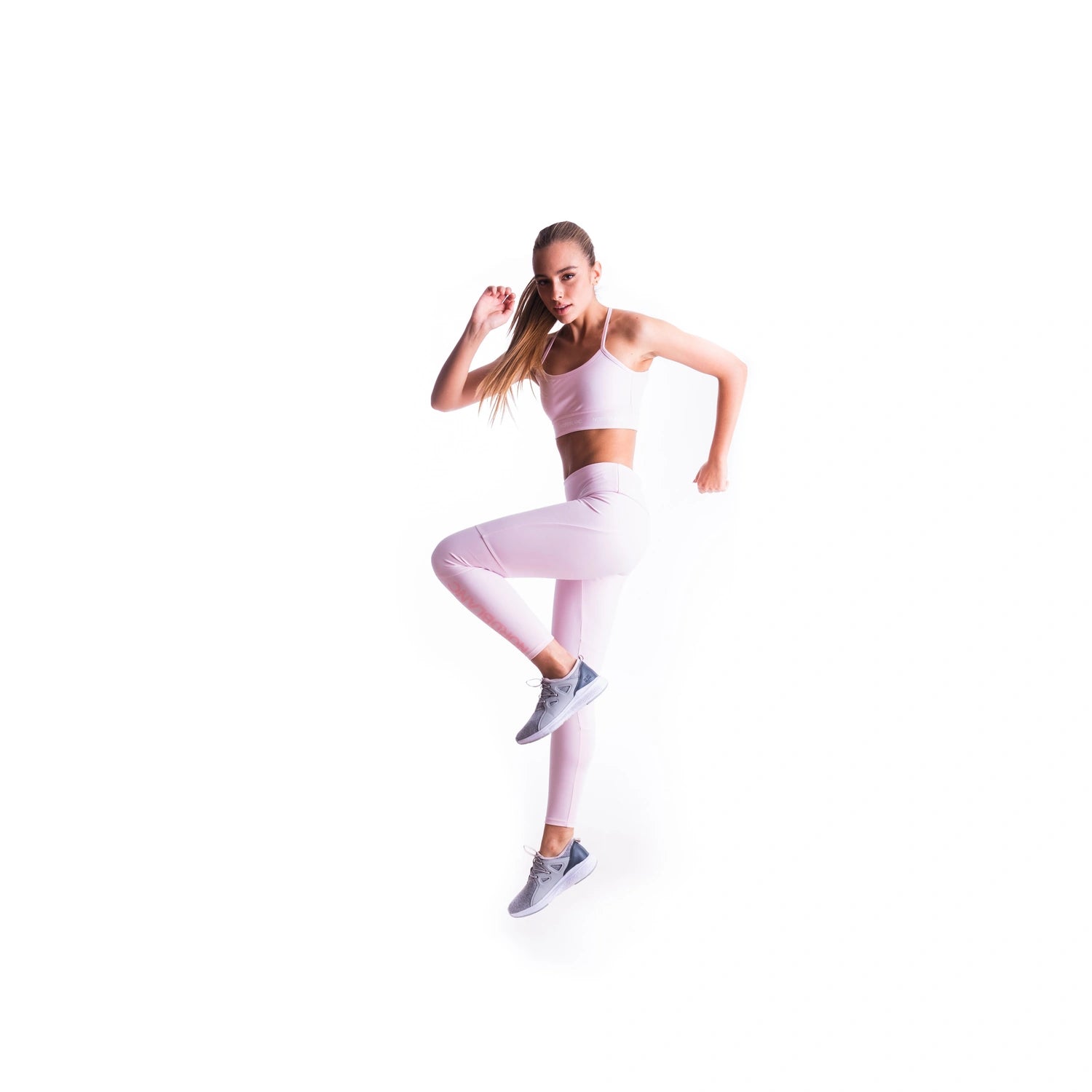 Sports leggings women's - STRETCH pink-2