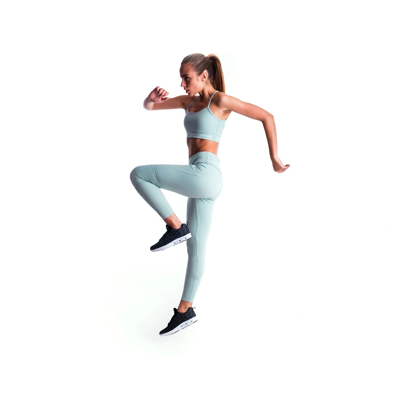 Sports leggings women's - STRETCH green-3