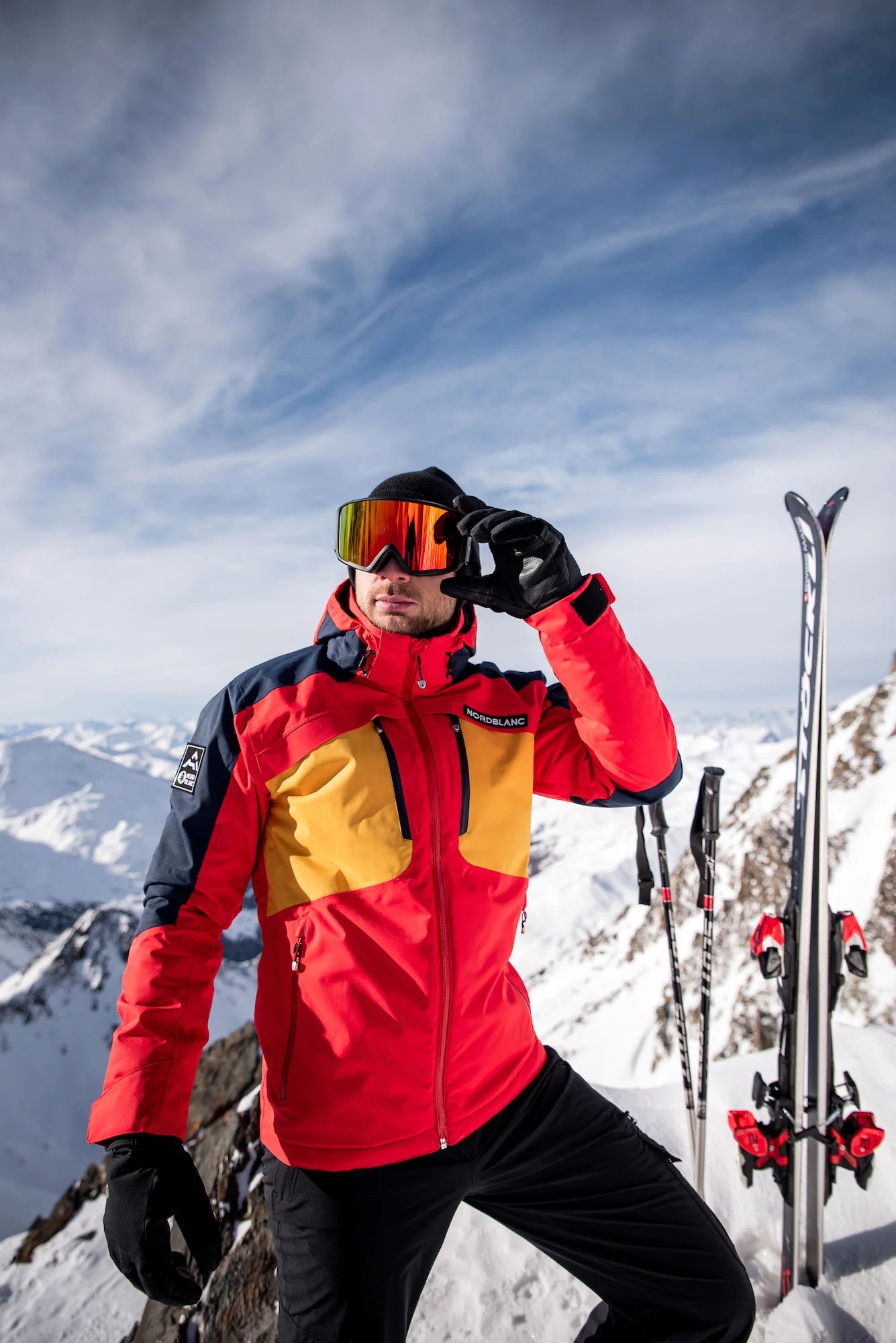 Skijacke Herren - SUBZERO rot-3