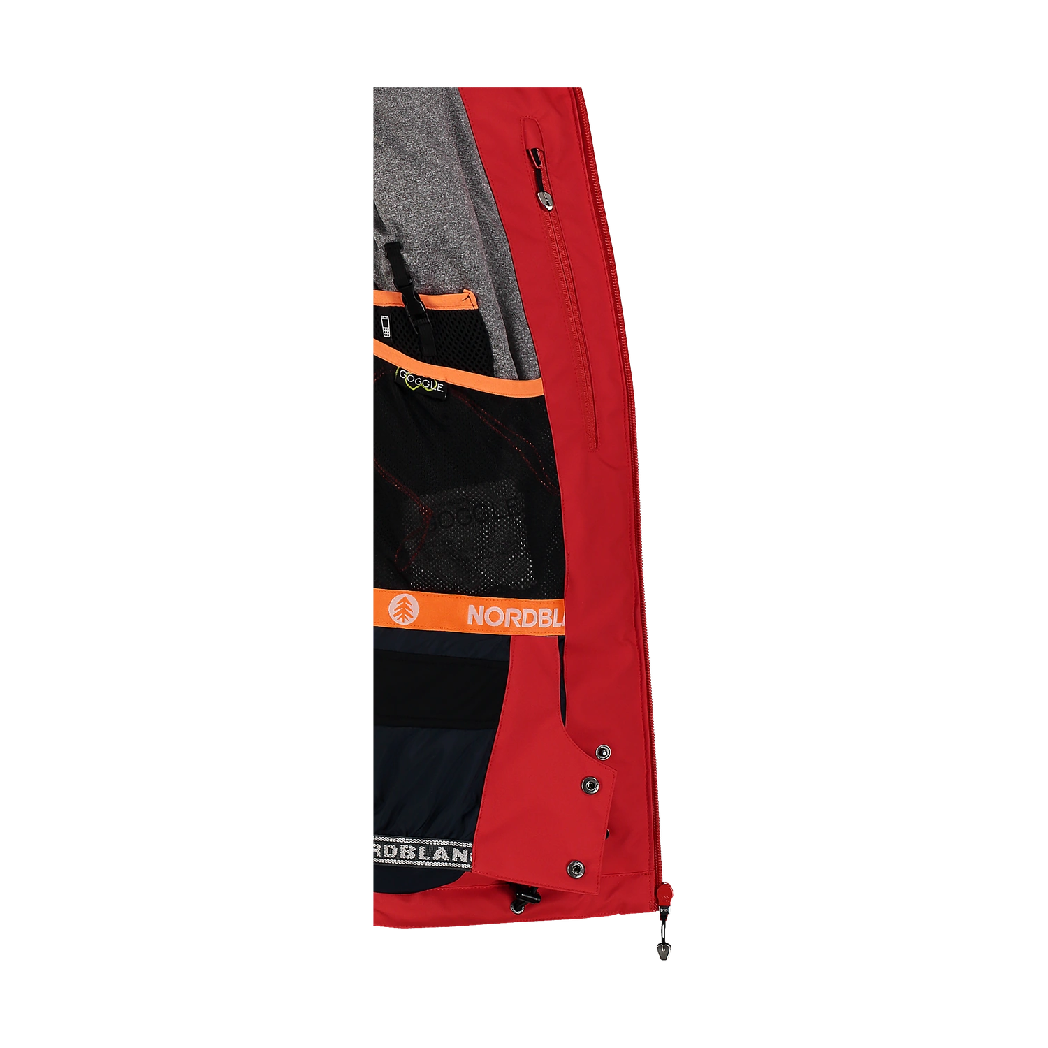 Skijacke Herren - SUBZERO rot-12