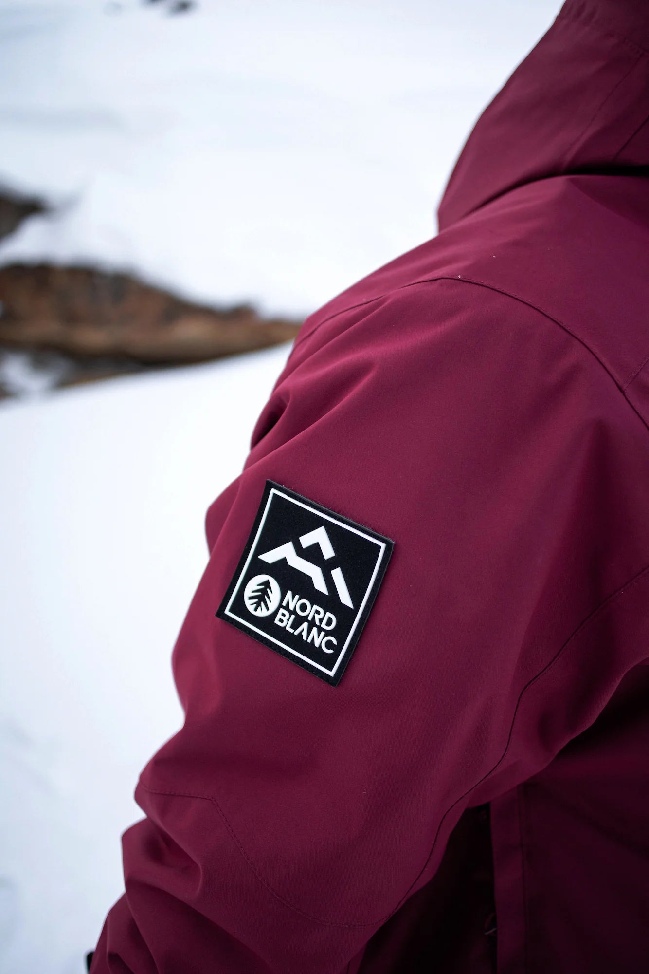 Ski jacket men's - GLACIAL wine red-8