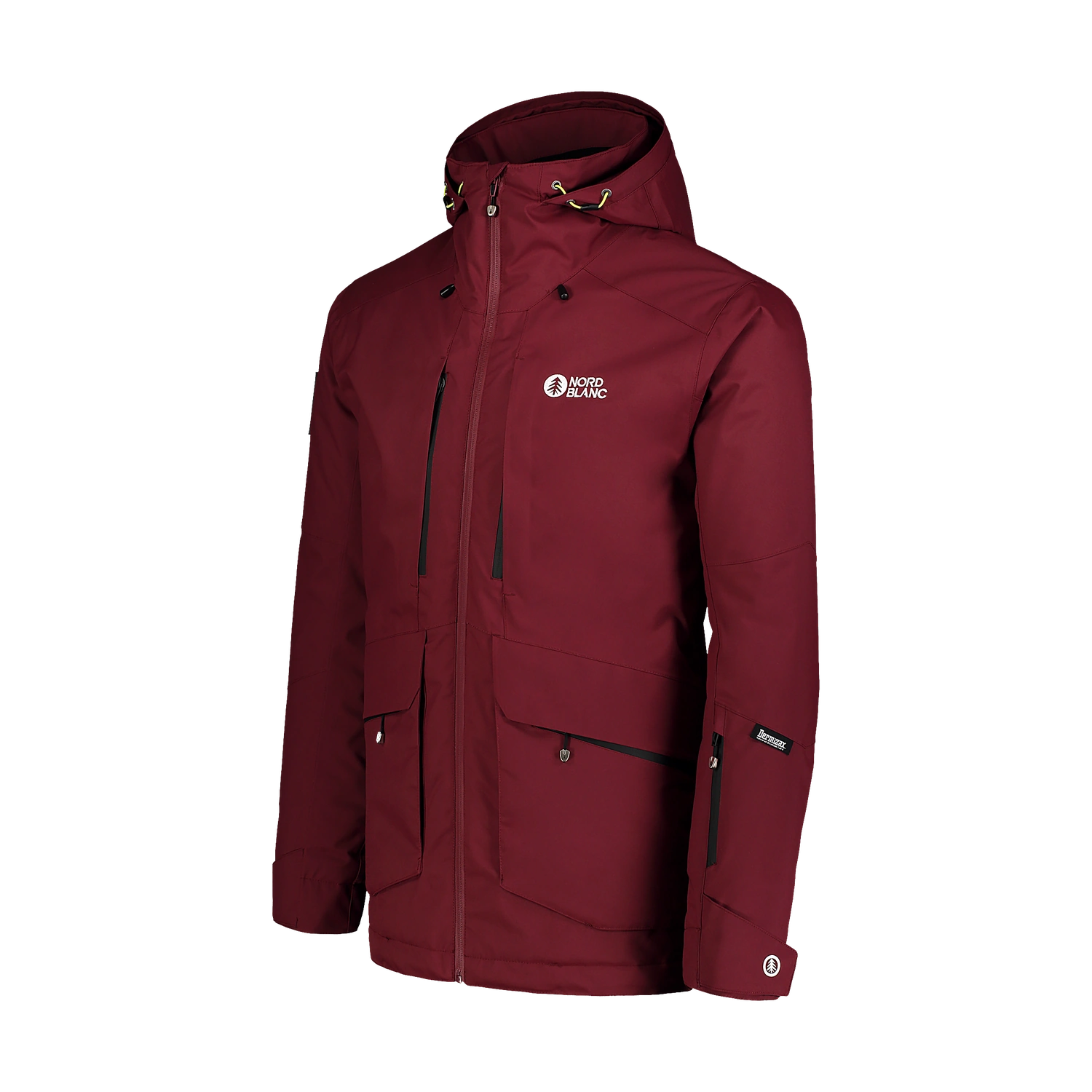 Ski jacket men's - GLACIAL wine red-9