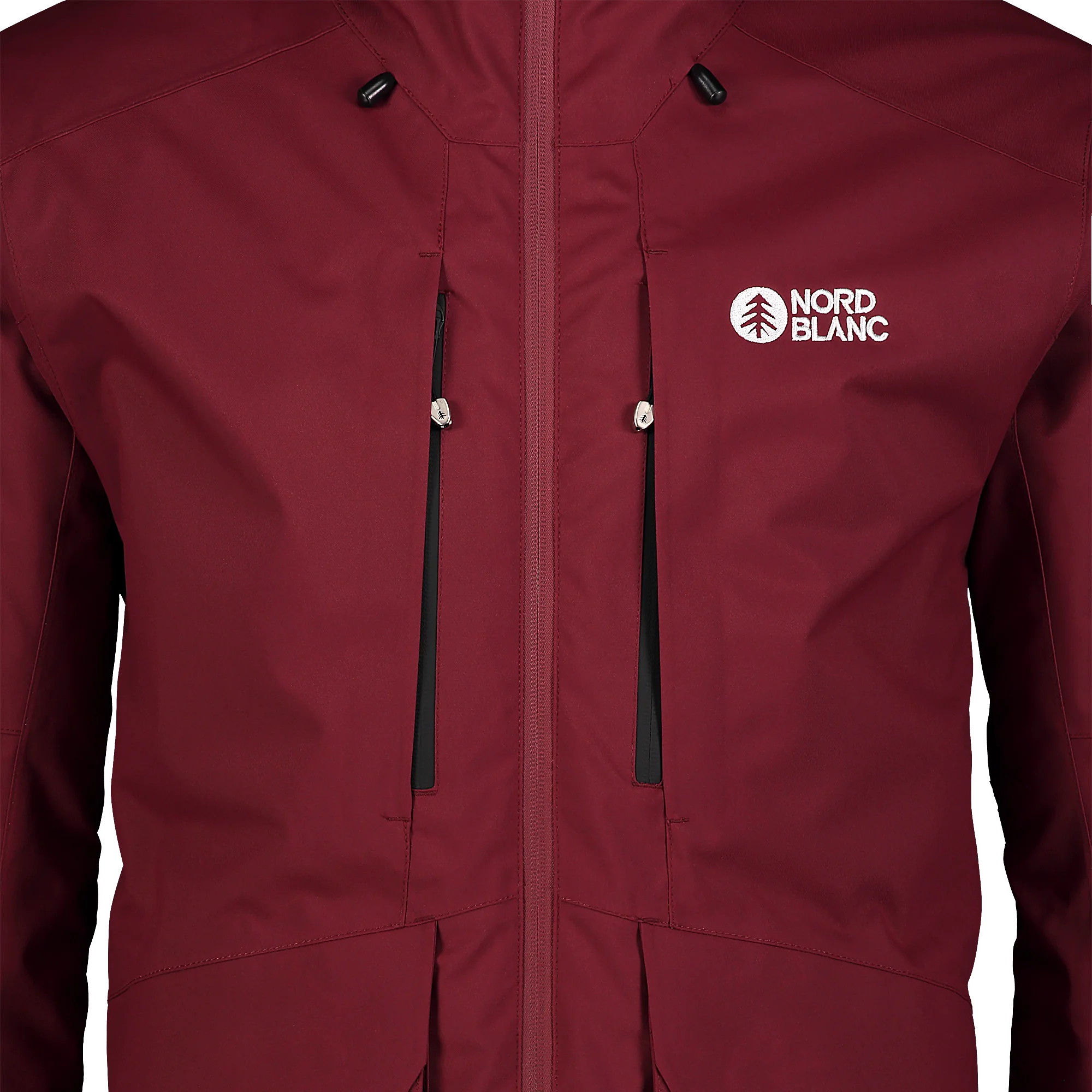 Ski jacket men's - GLACIAL wine red-12