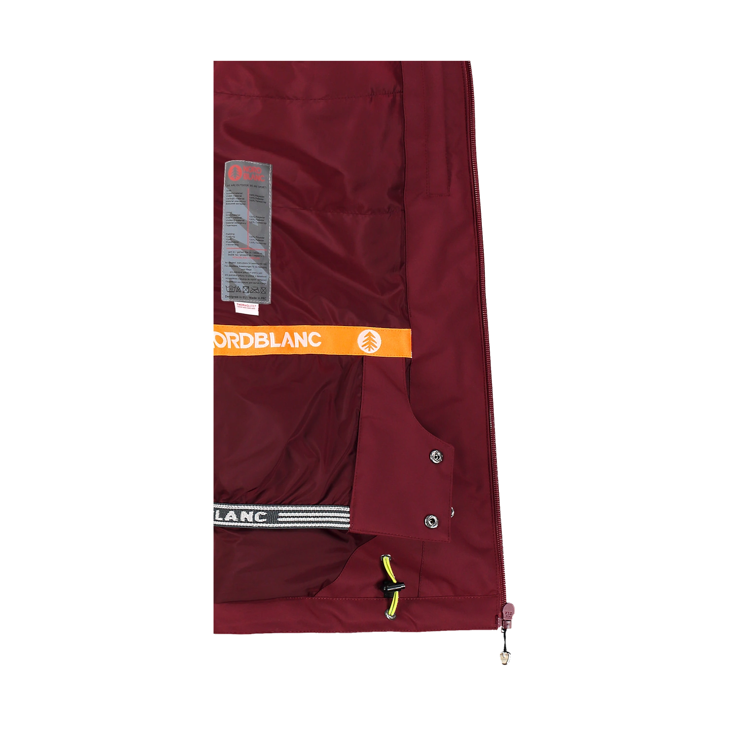 Ski jacket men's - GLACIAL wine red-13