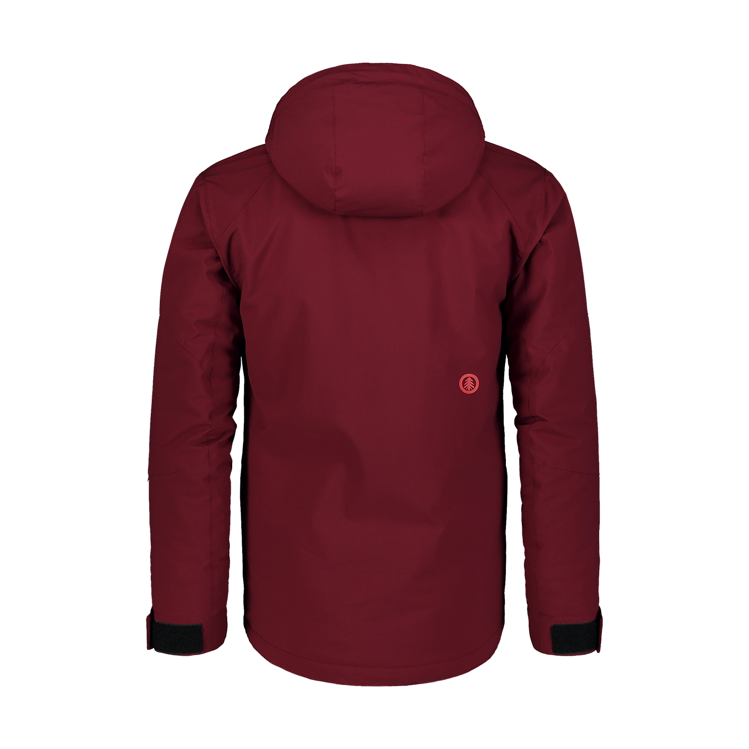 Ski jacket men's - STRIPED wine red-5