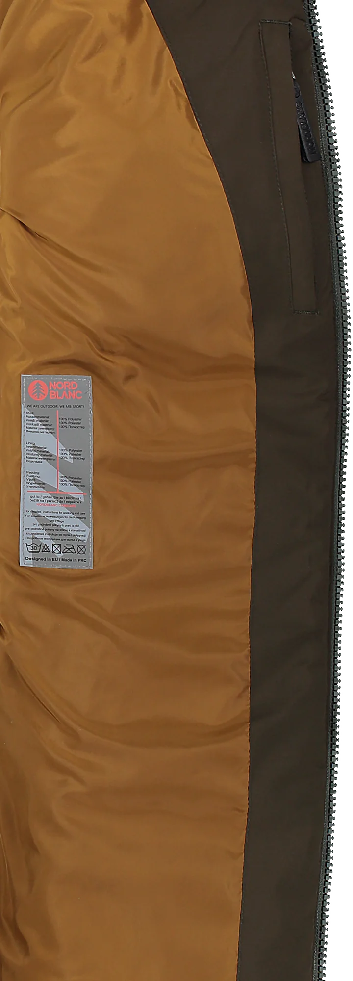 Quilted parka men's - UNITY khaki – image 6