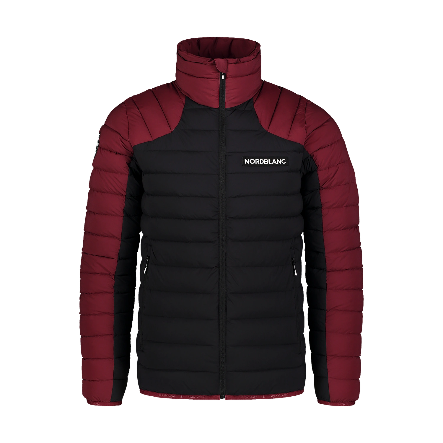 Quilted jacket men's - BOLSTER wine red-1