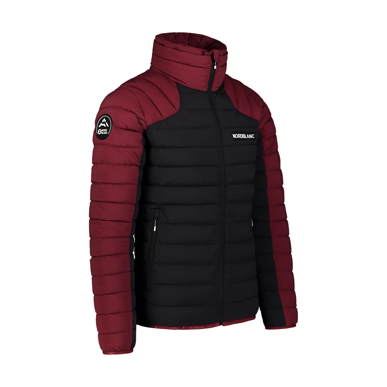 Quilted jacket men's - BOLSTER wine red-2
