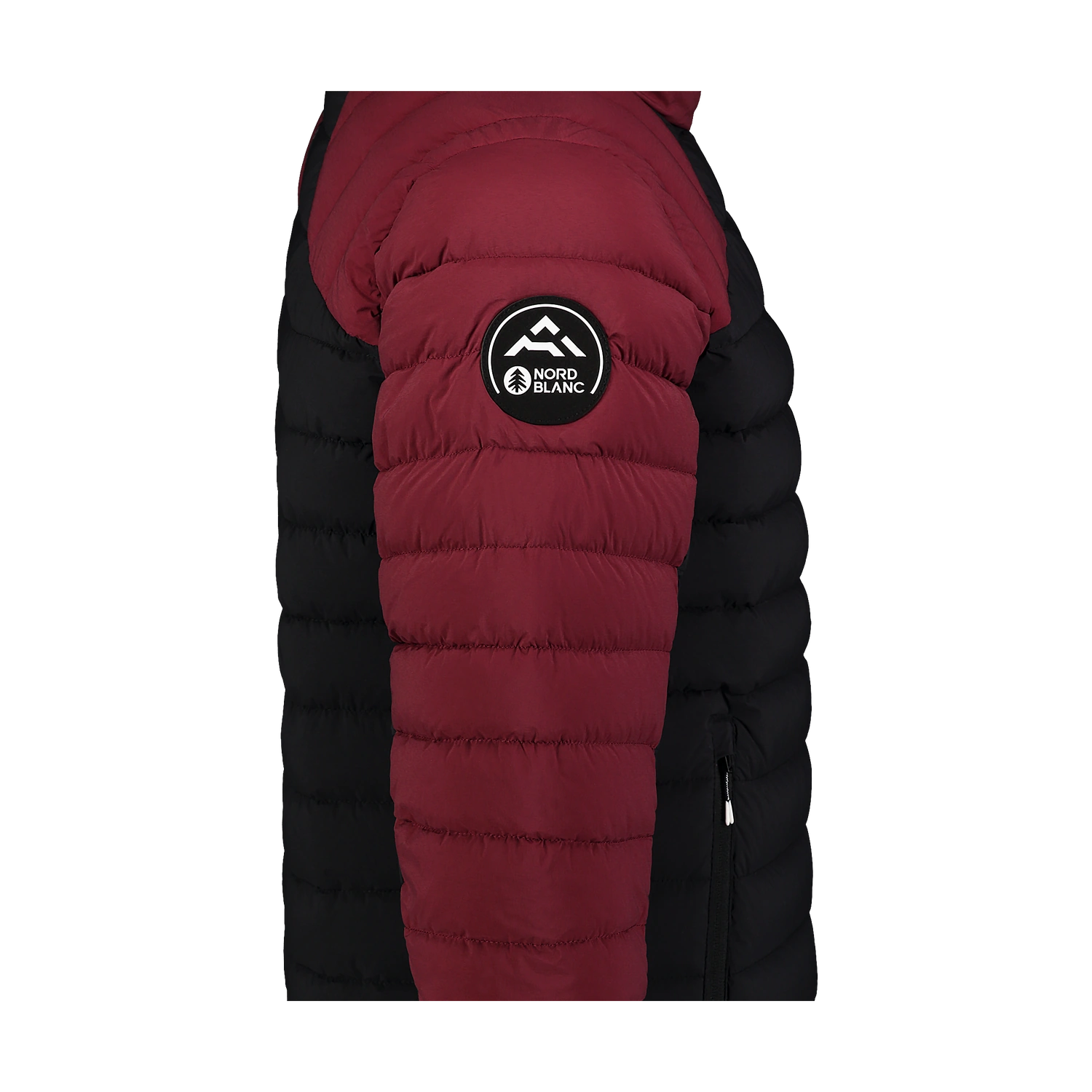 Quilted jacket men's - BOLSTER wine red-4