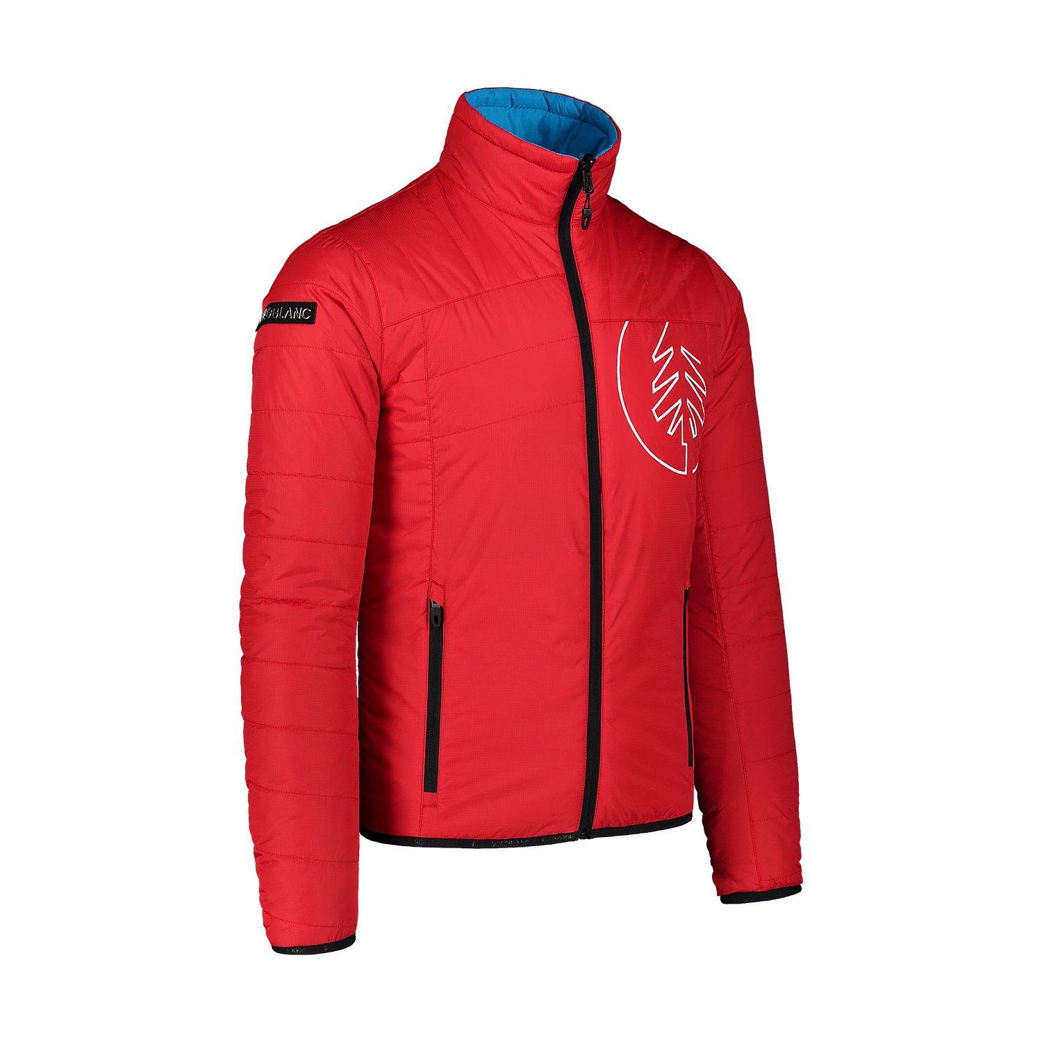 Sport reversible jacket men's - NEON red-3