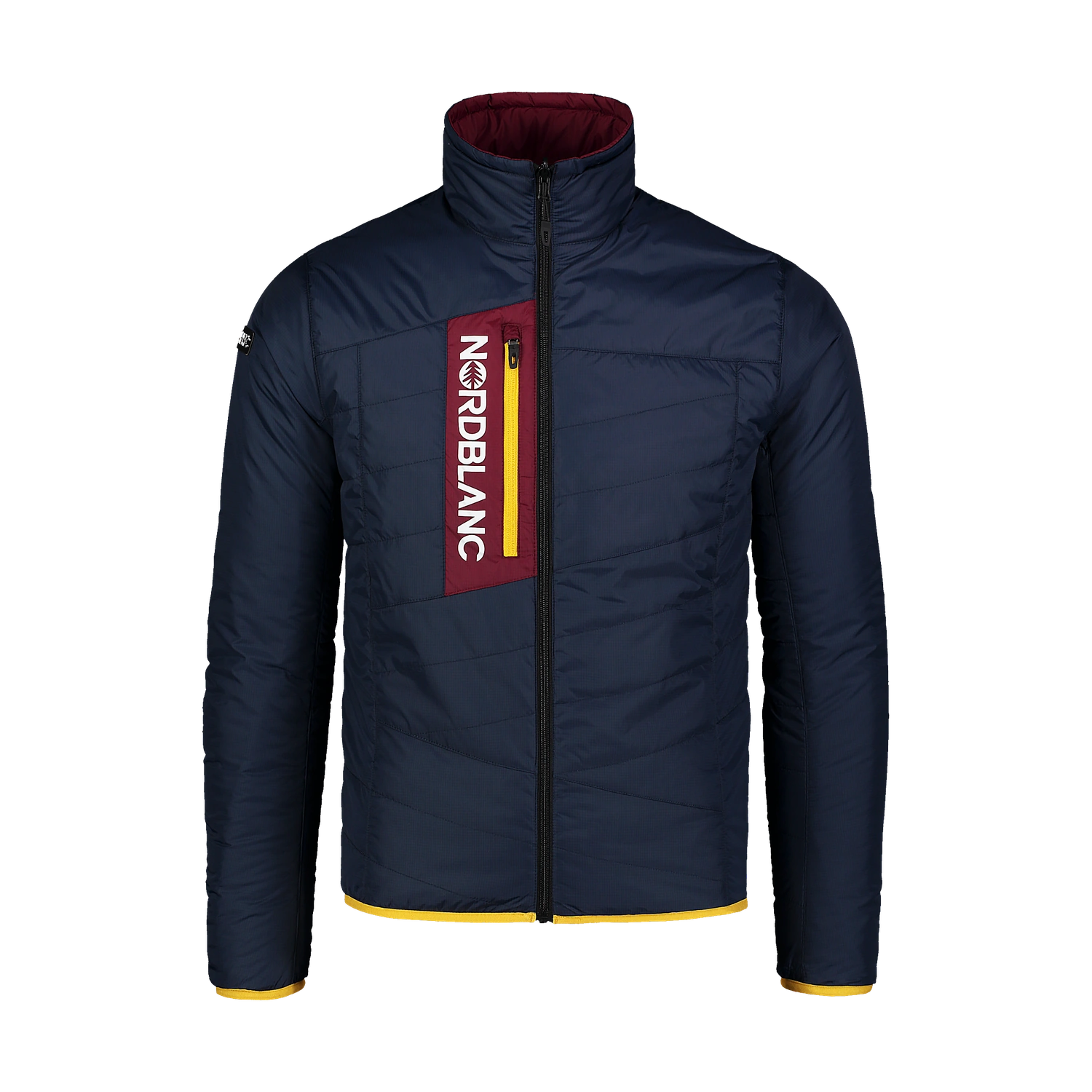 Sport reversible jacket men's - NEON wine red-2