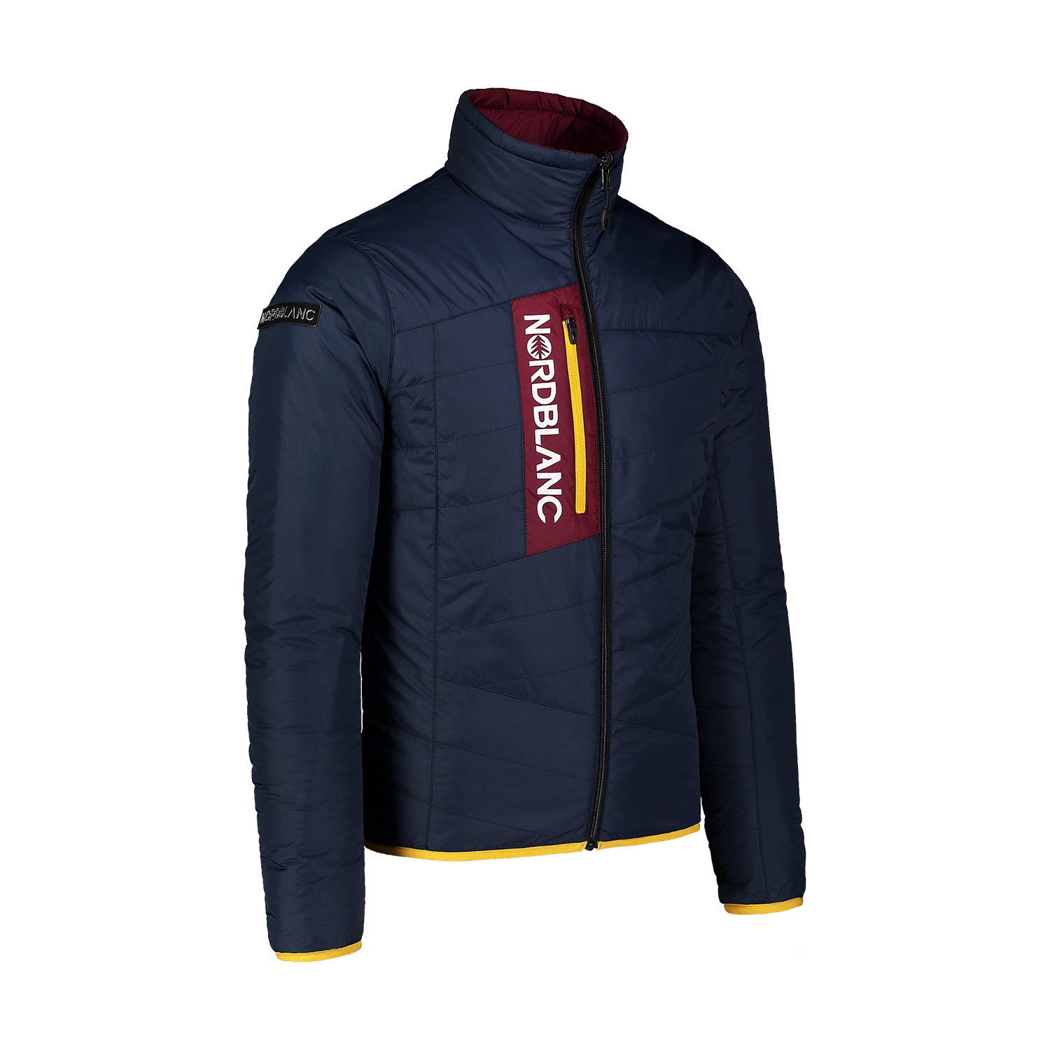 Sport reversible jacket men's - NEON wine red-4