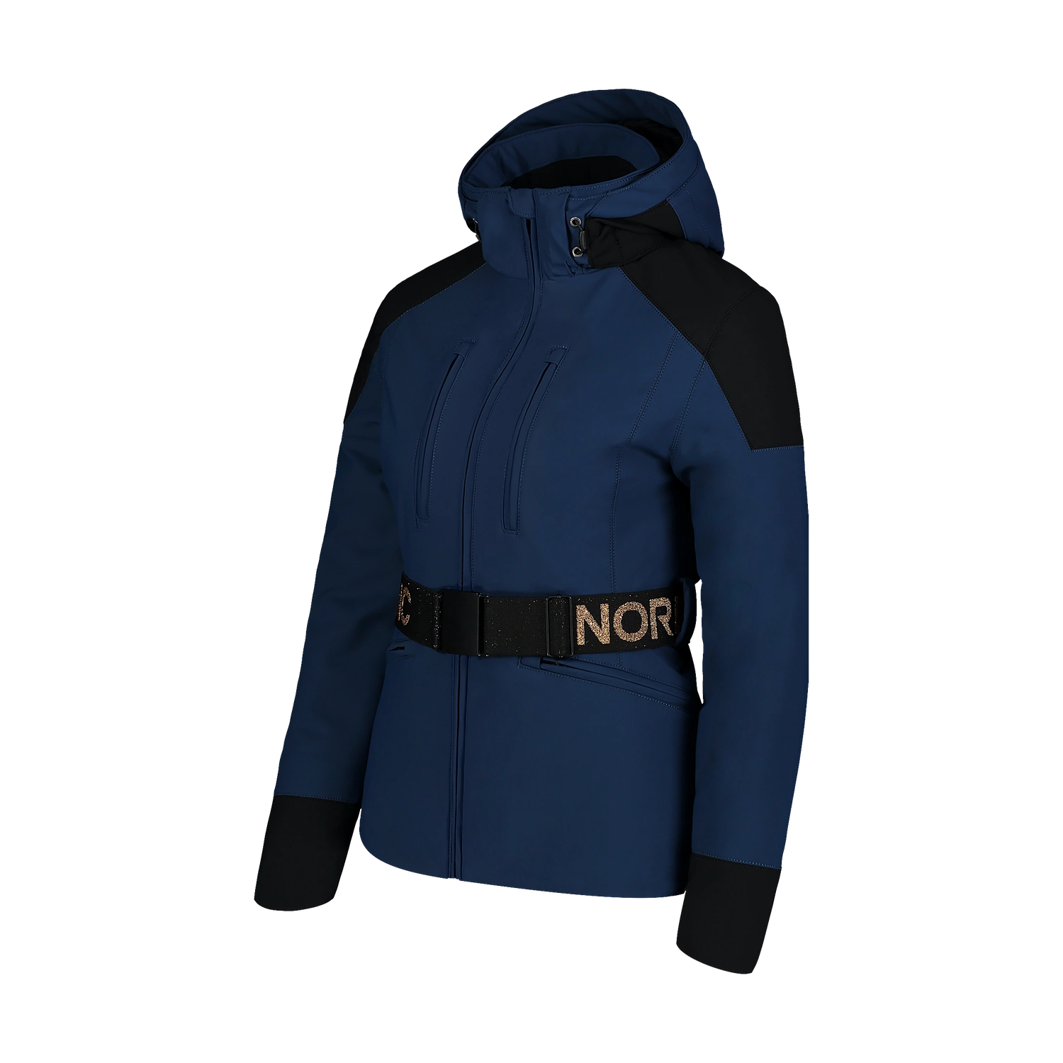 Softshell Skijacke Damen - BELTED blau-7
