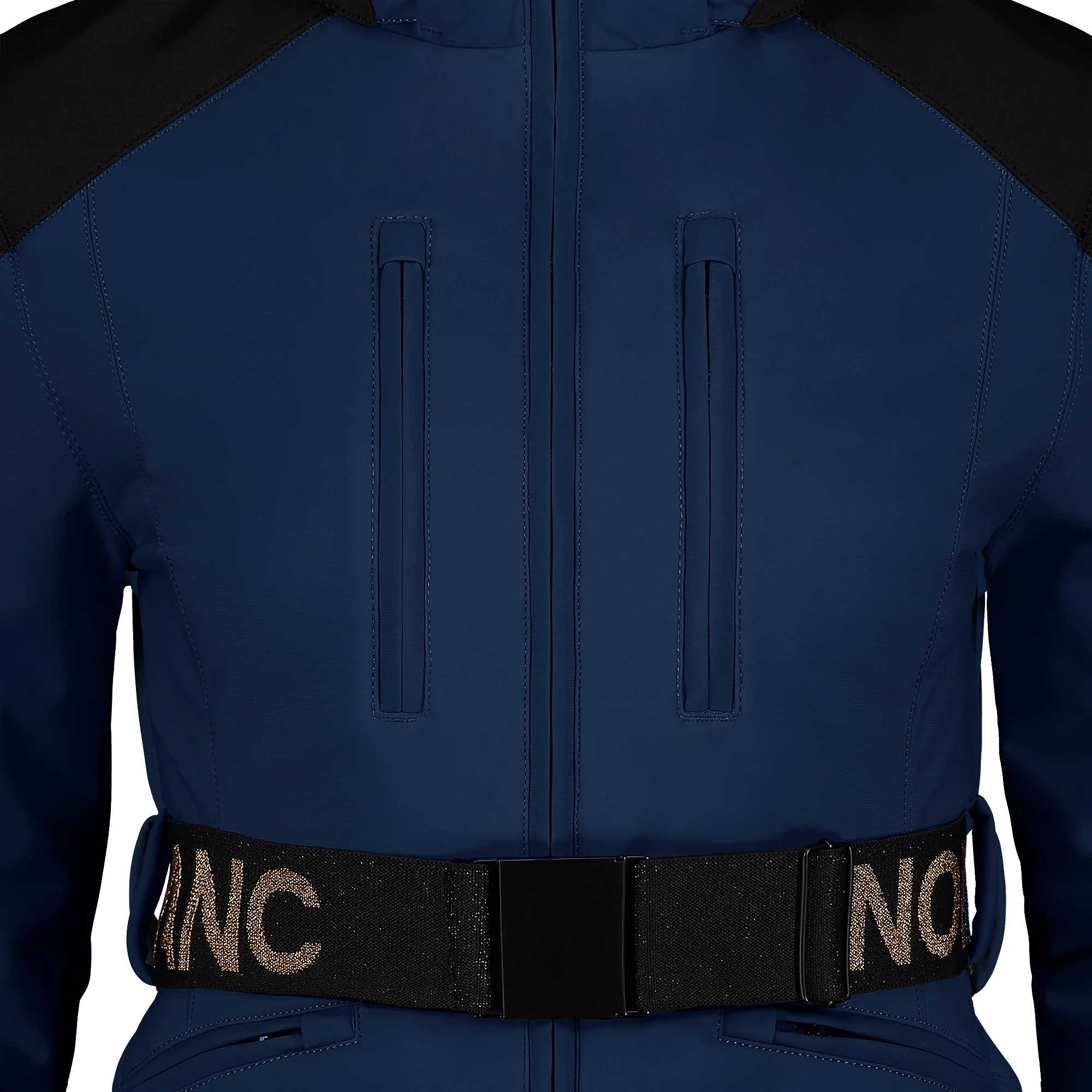 Softshell Skijacke Damen - BELTED blau-10