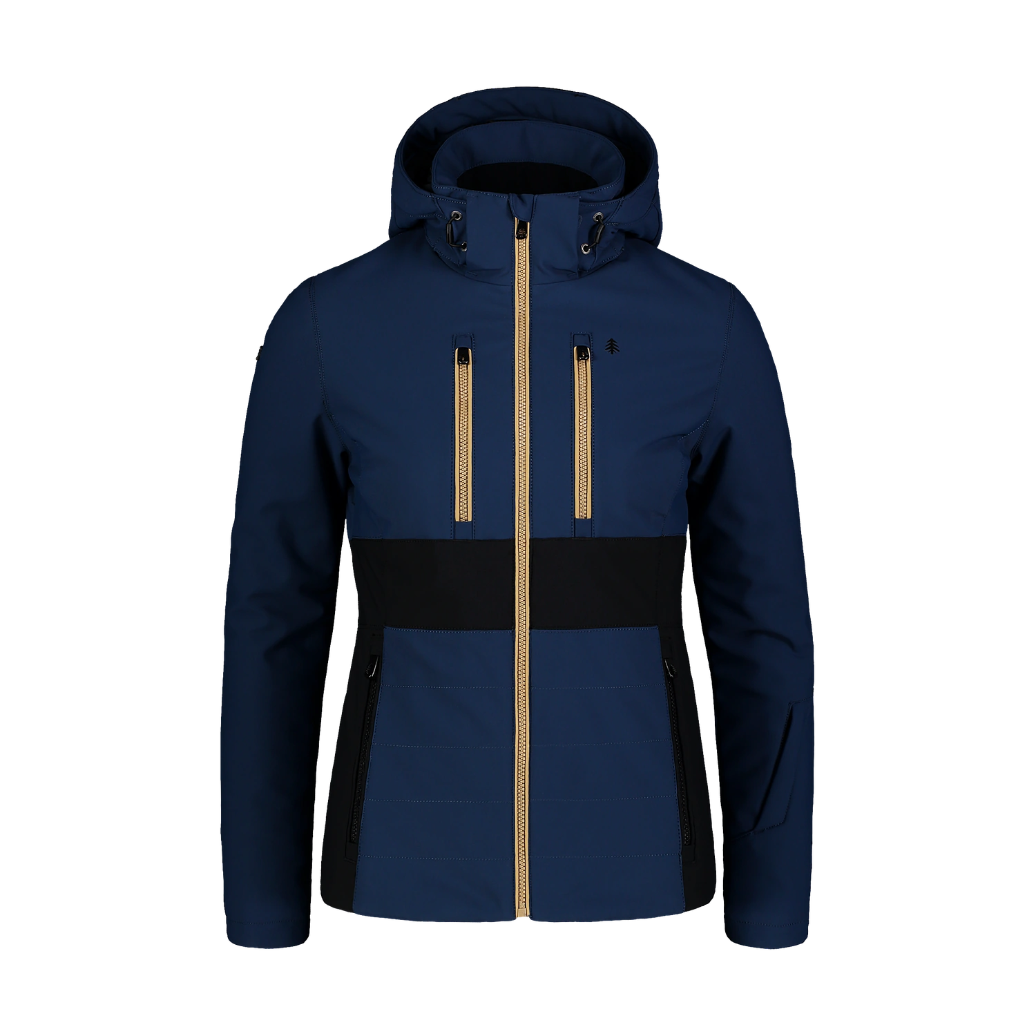 Softshell Skijacke Damen - GRACEFUL blau