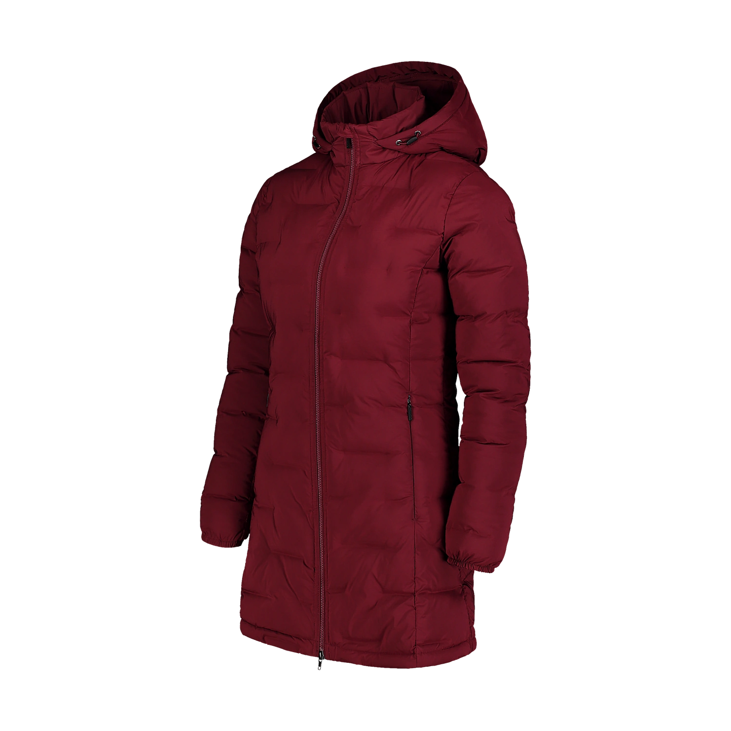 Geacă parka ușoară de iarnă pentru femei - INNOCENCE bordo-3