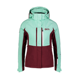 Ski jacket women's - FIGURE wine red